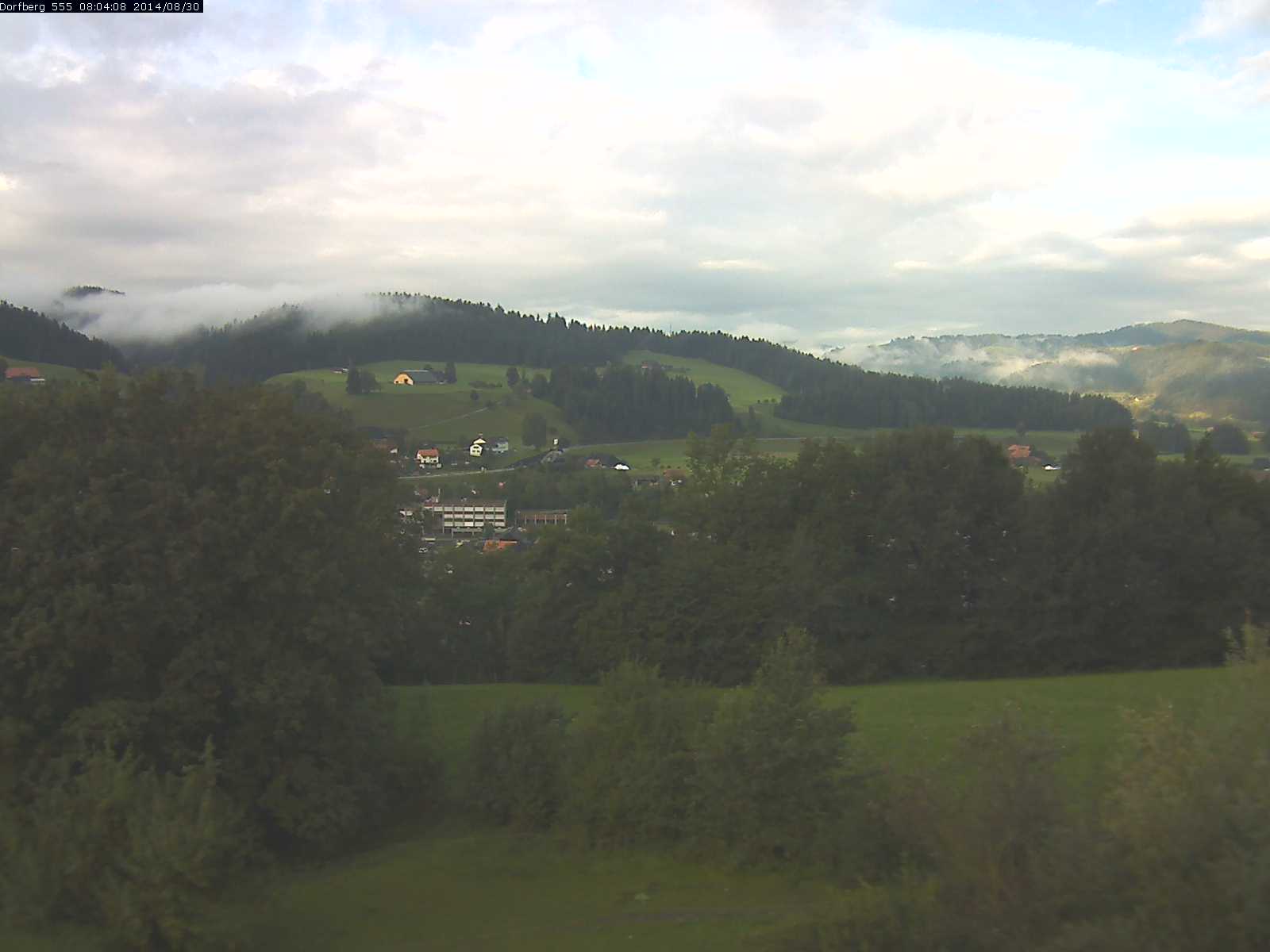 Webcam-Bild: Aussicht vom Dorfberg in Langnau 20140830-080600