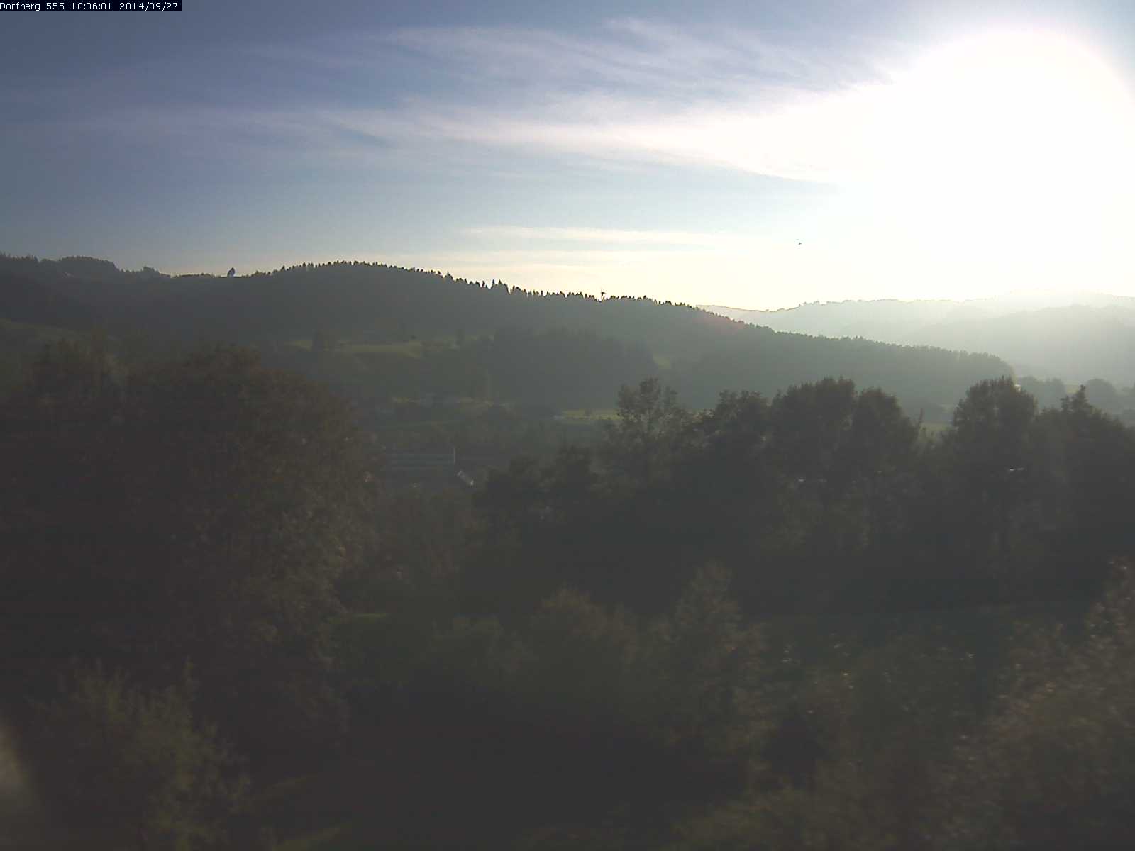 Webcam-Bild: Aussicht vom Dorfberg in Langnau 20140927-180601