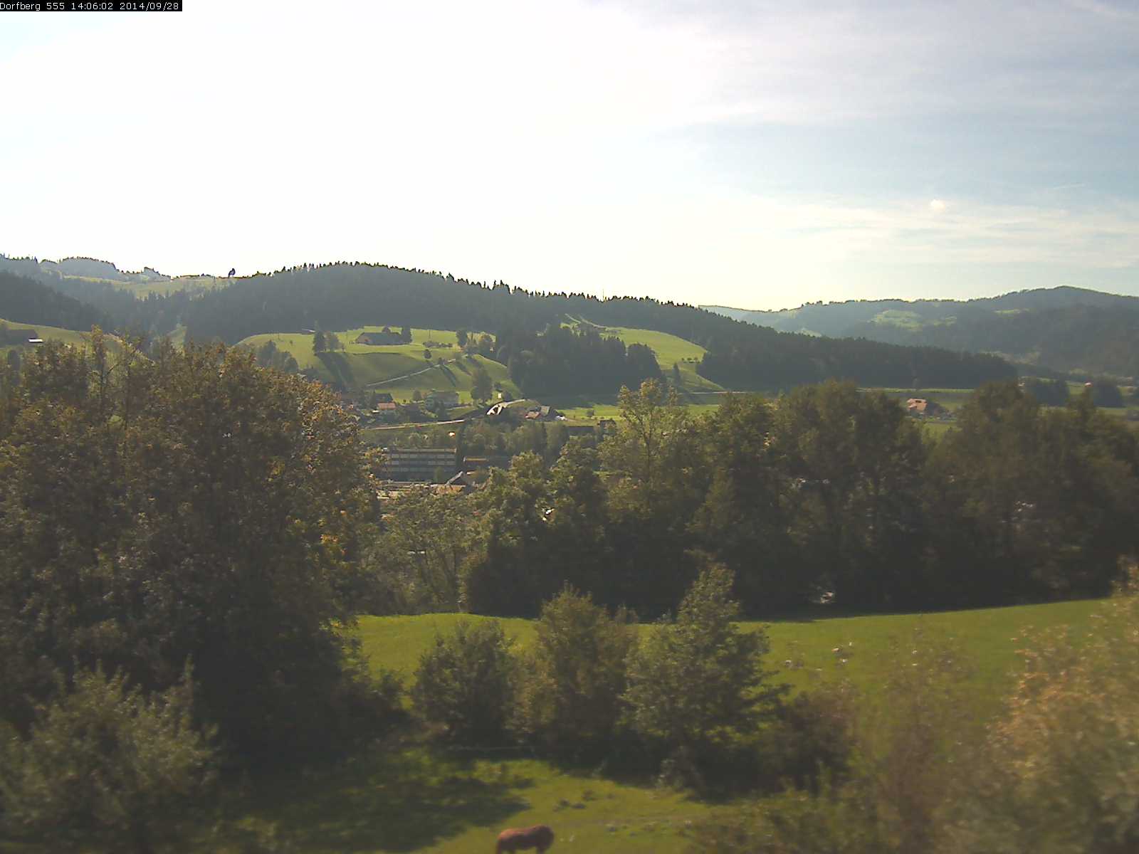 Webcam-Bild: Aussicht vom Dorfberg in Langnau 20140928-140601