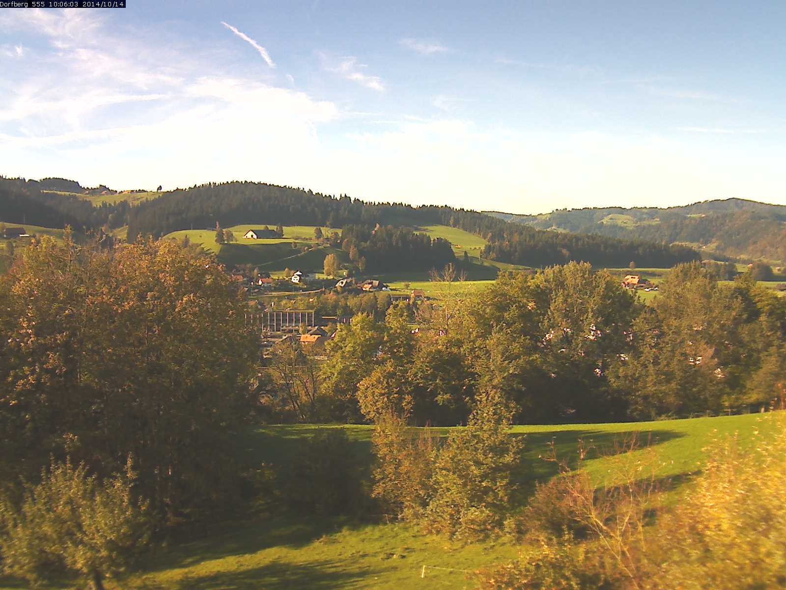 Webcam-Bild: Aussicht vom Dorfberg in Langnau 20141014-100601