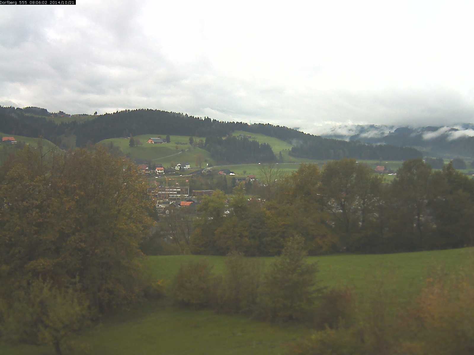 Webcam-Bild: Aussicht vom Dorfberg in Langnau 20141021-080601
