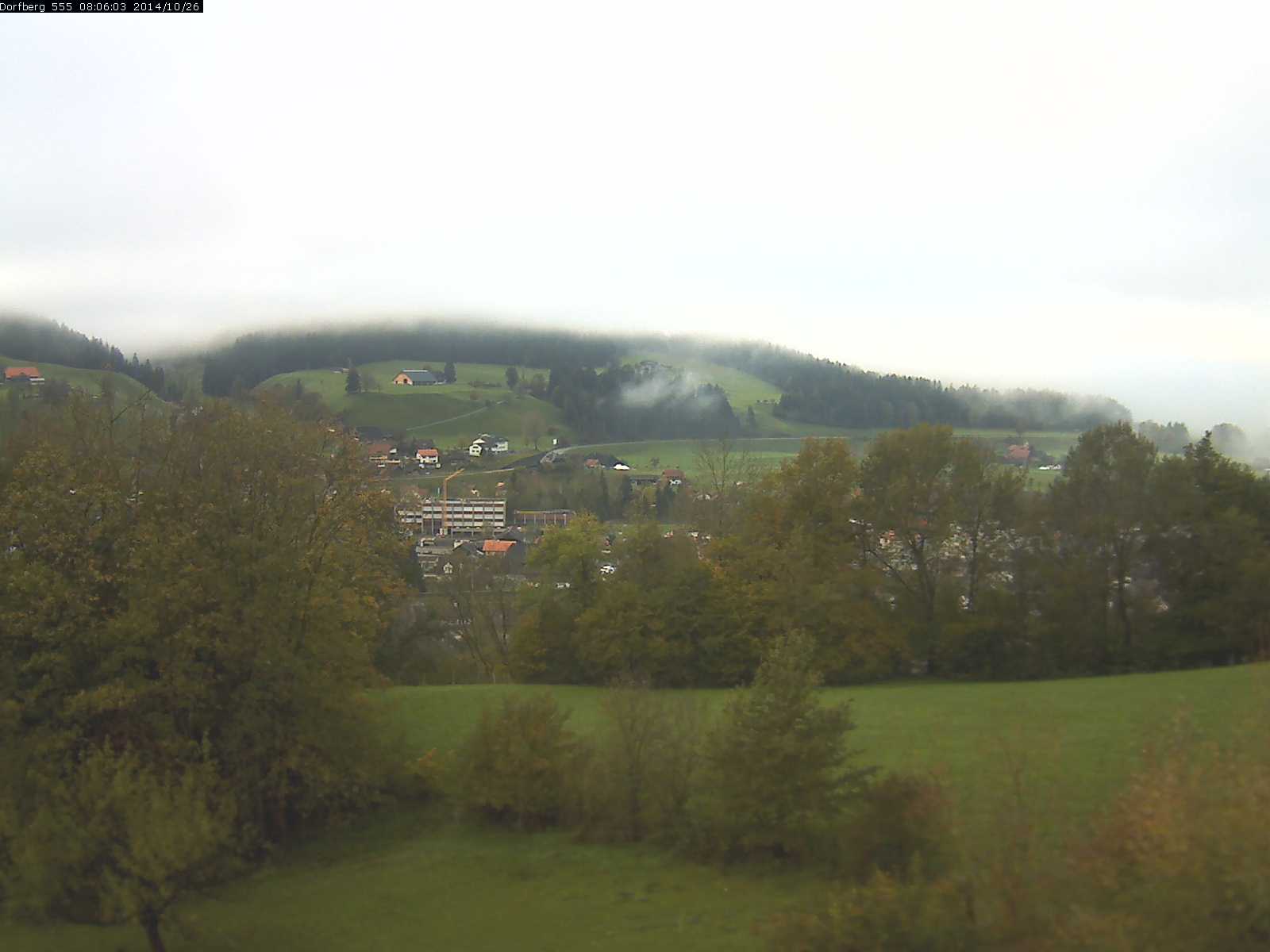 Webcam-Bild: Aussicht vom Dorfberg in Langnau 20141026-080601