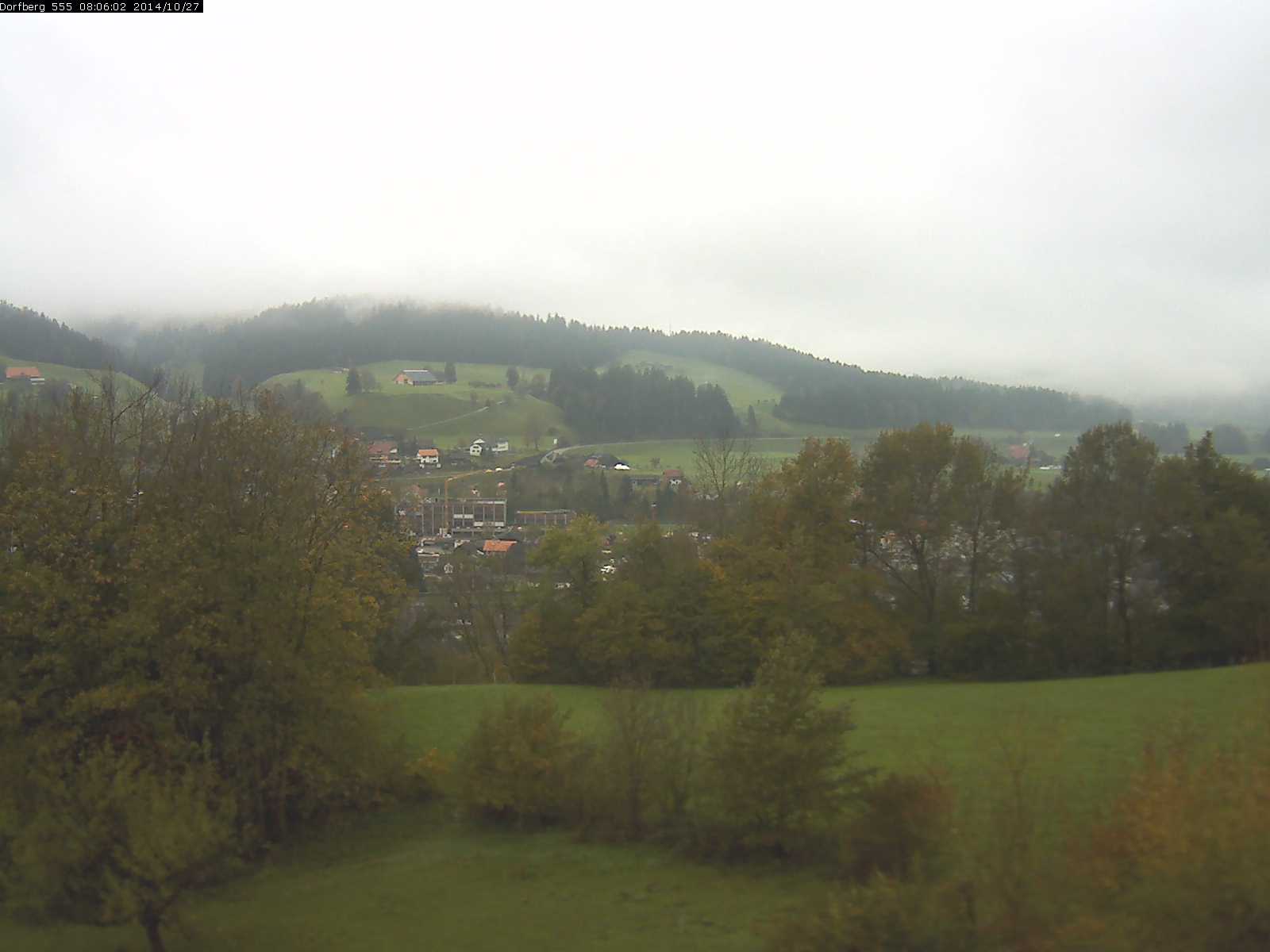 Webcam-Bild: Aussicht vom Dorfberg in Langnau 20141027-080601