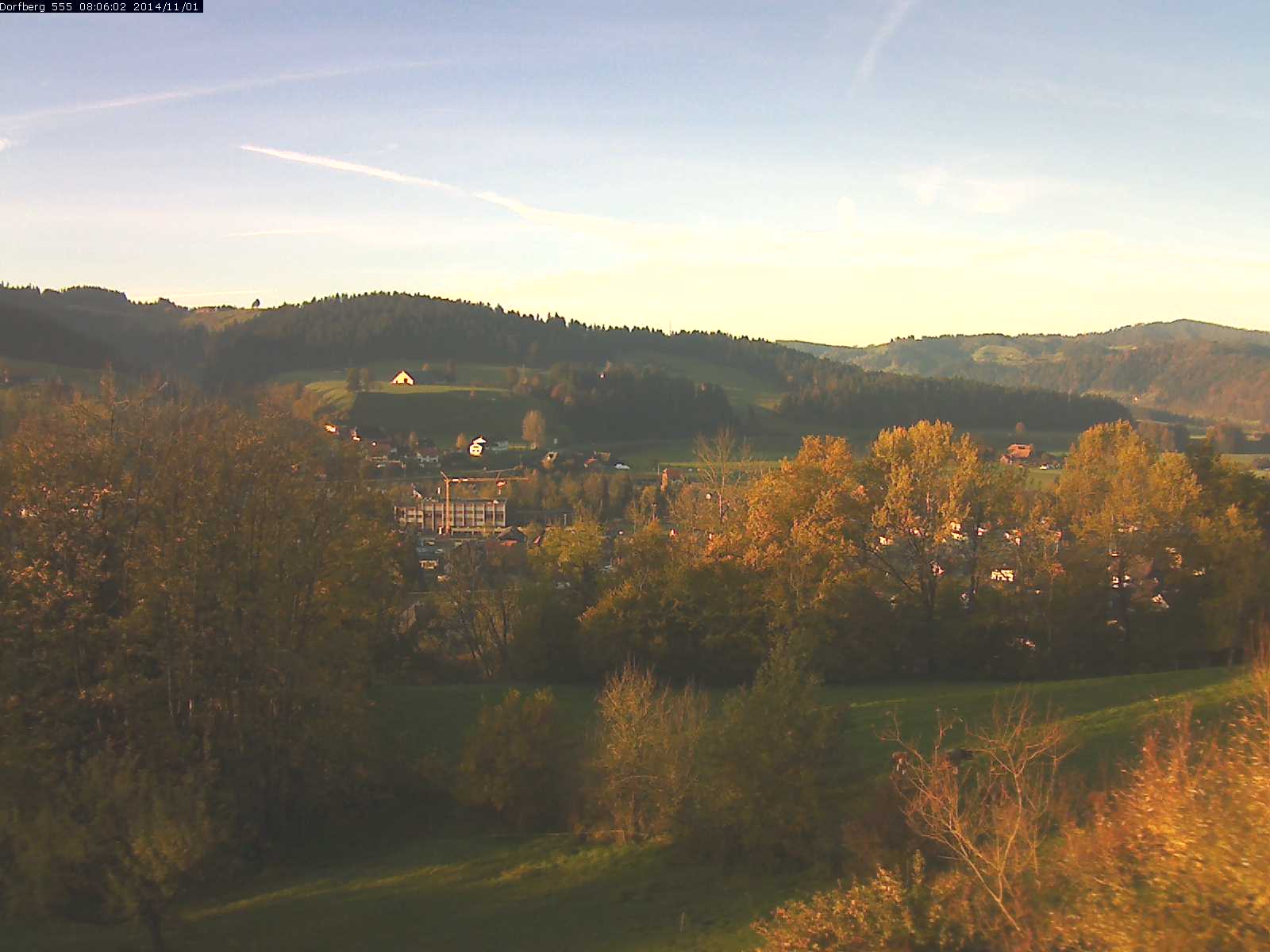 Webcam-Bild: Aussicht vom Dorfberg in Langnau 20141101-080601