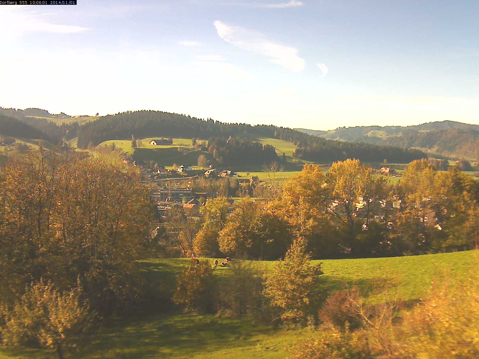 Webcam-Bild: Aussicht vom Dorfberg in Langnau 20141101-100601