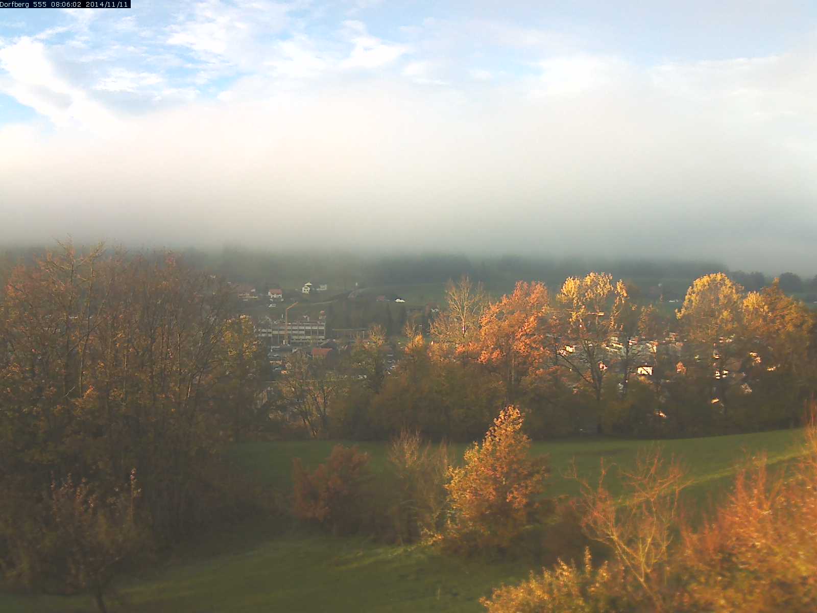 Webcam-Bild: Aussicht vom Dorfberg in Langnau 20141111-080602