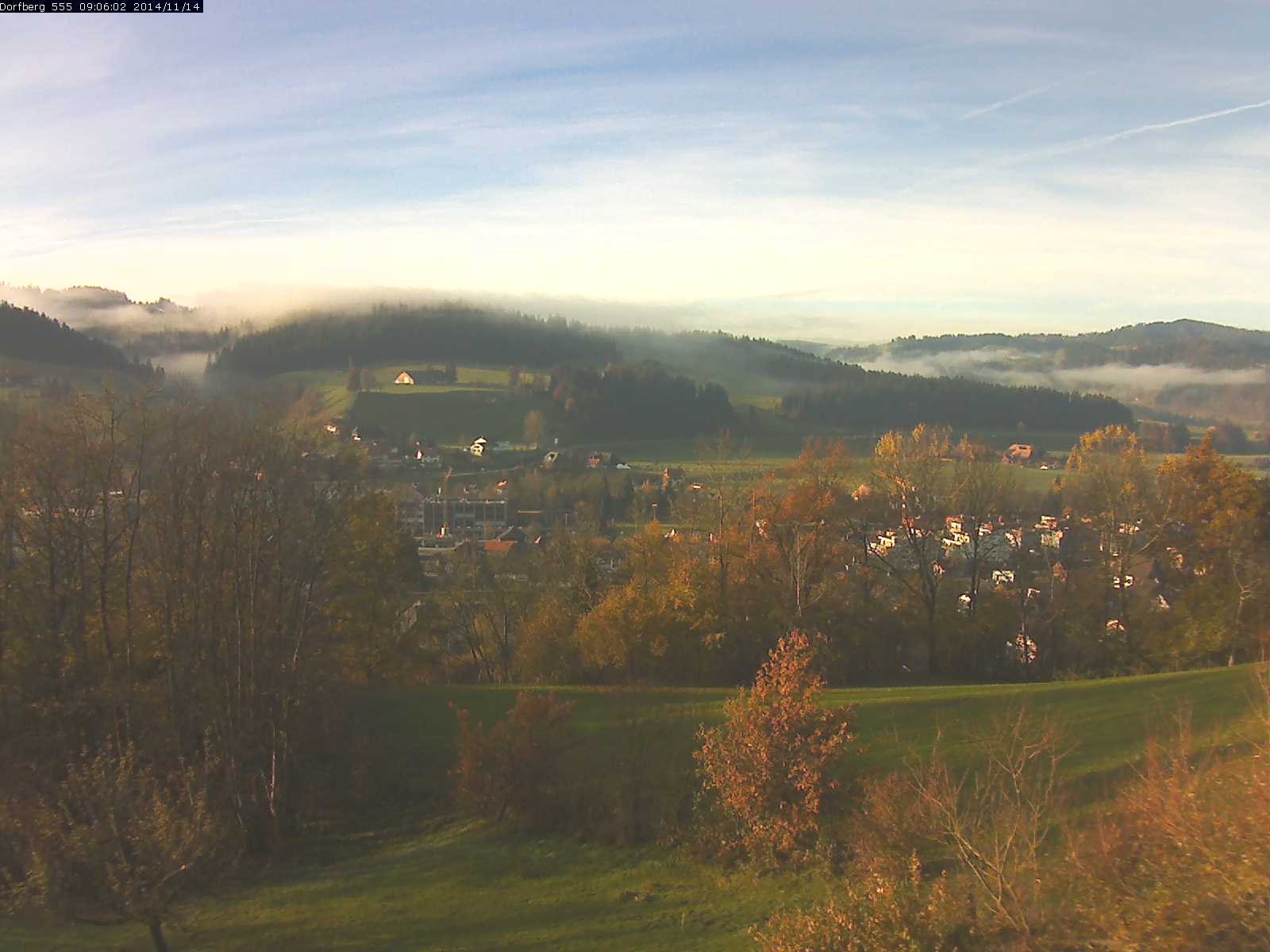 Webcam-Bild: Aussicht vom Dorfberg in Langnau 20141114-090601
