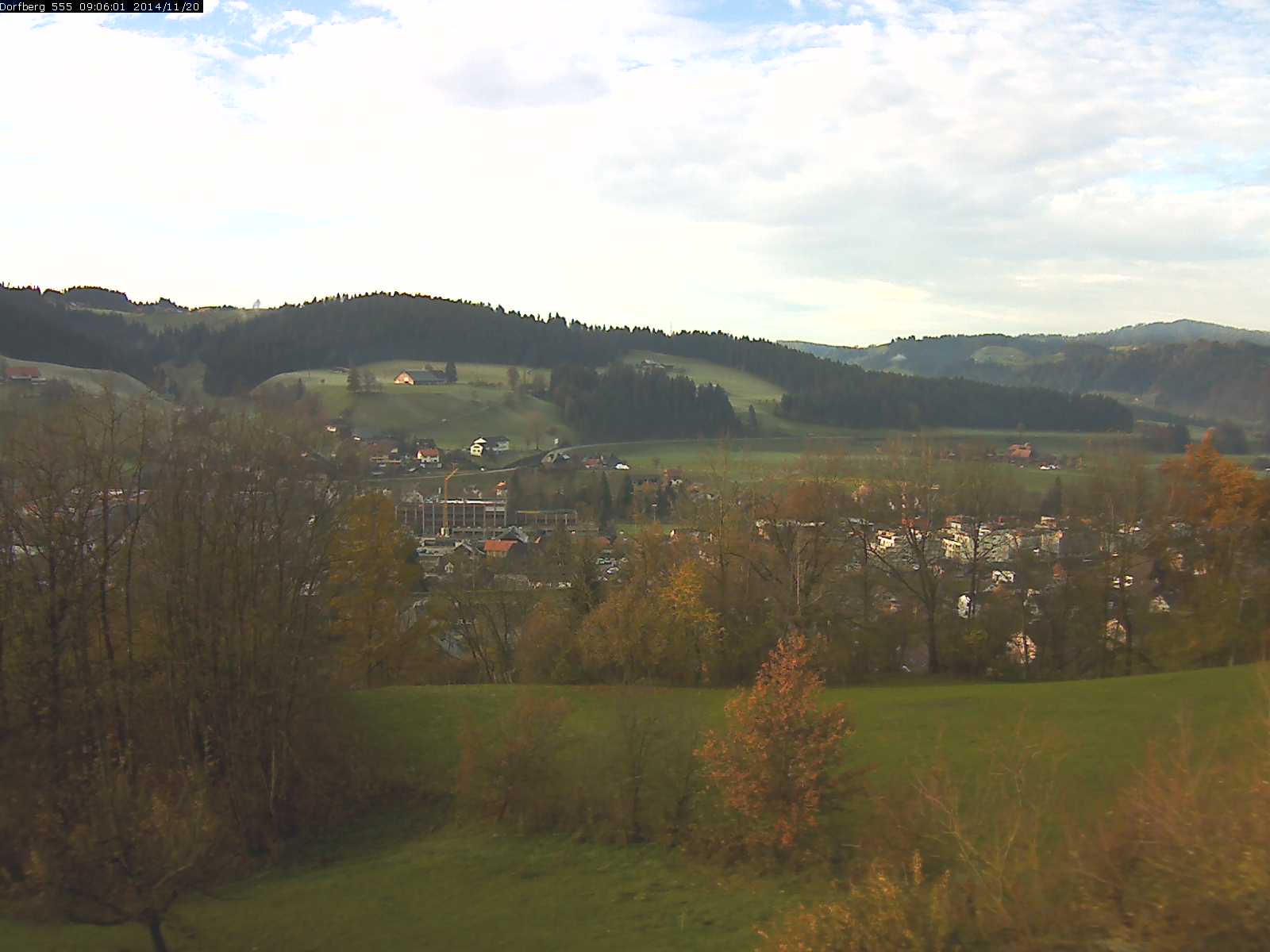 Webcam-Bild: Aussicht vom Dorfberg in Langnau 20141120-090601