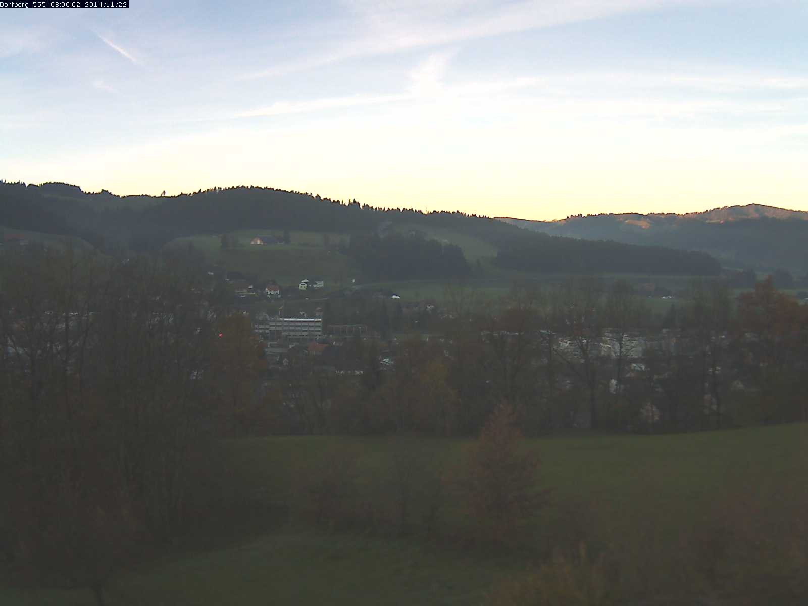 Webcam-Bild: Aussicht vom Dorfberg in Langnau 20141122-080601