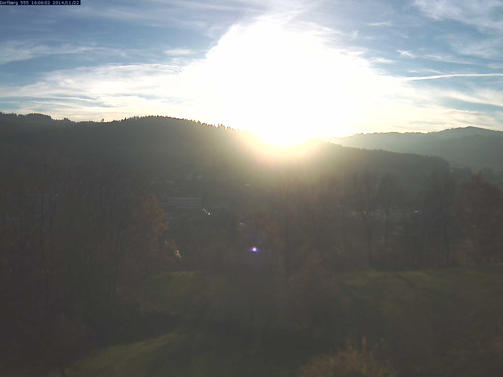 Webcam-Bild: Aussicht vom Dorfberg in Langnau 20141122-160601