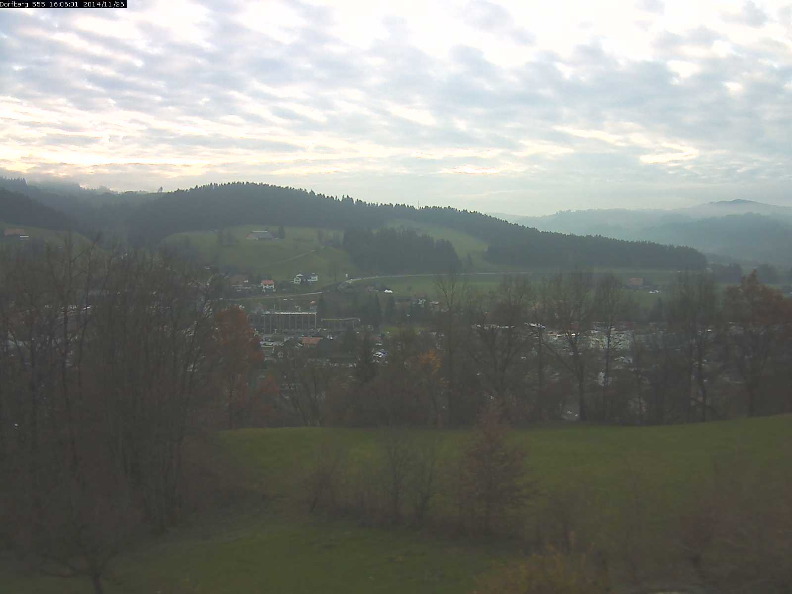 Webcam-Bild: Aussicht vom Dorfberg in Langnau 20141126-160601