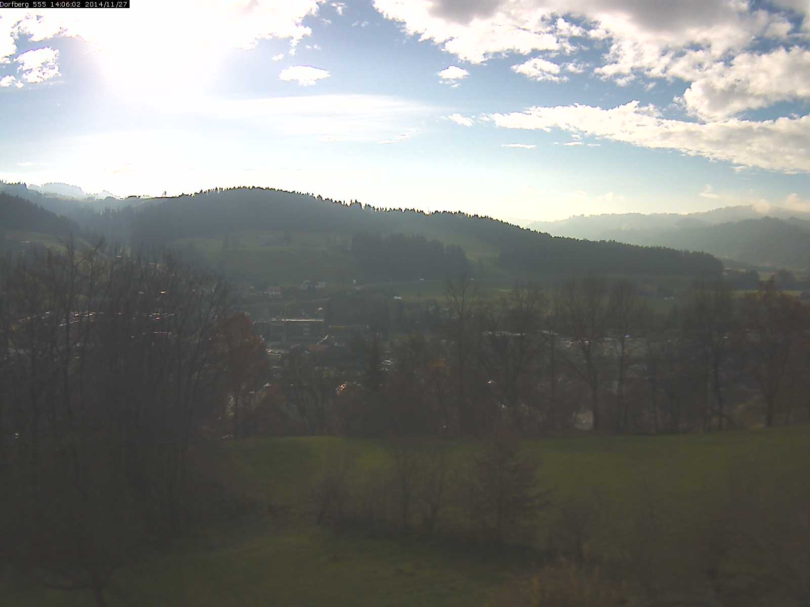 Webcam-Bild: Aussicht vom Dorfberg in Langnau 20141127-140601