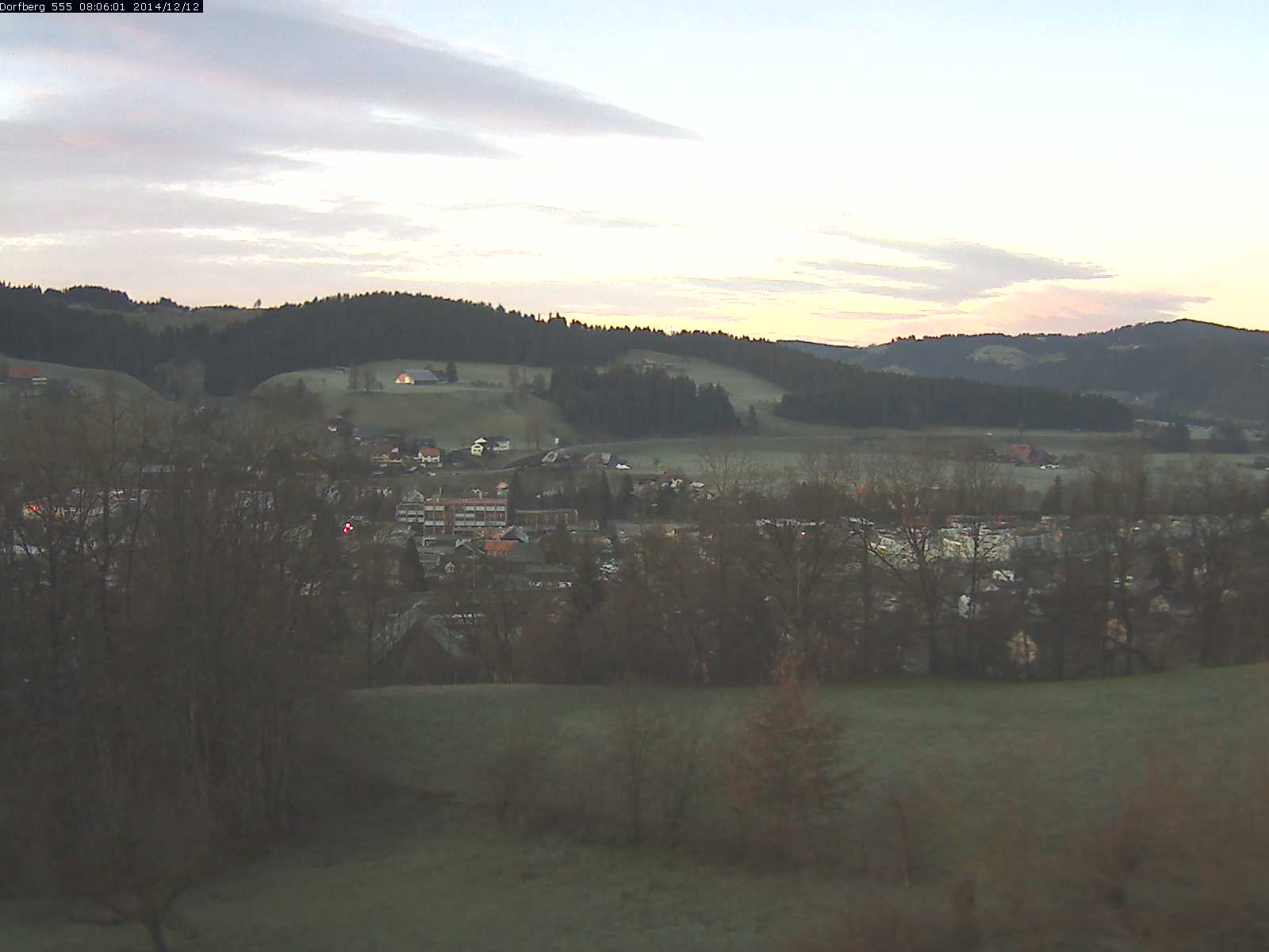 Webcam-Bild: Aussicht vom Dorfberg in Langnau 20141212-080601