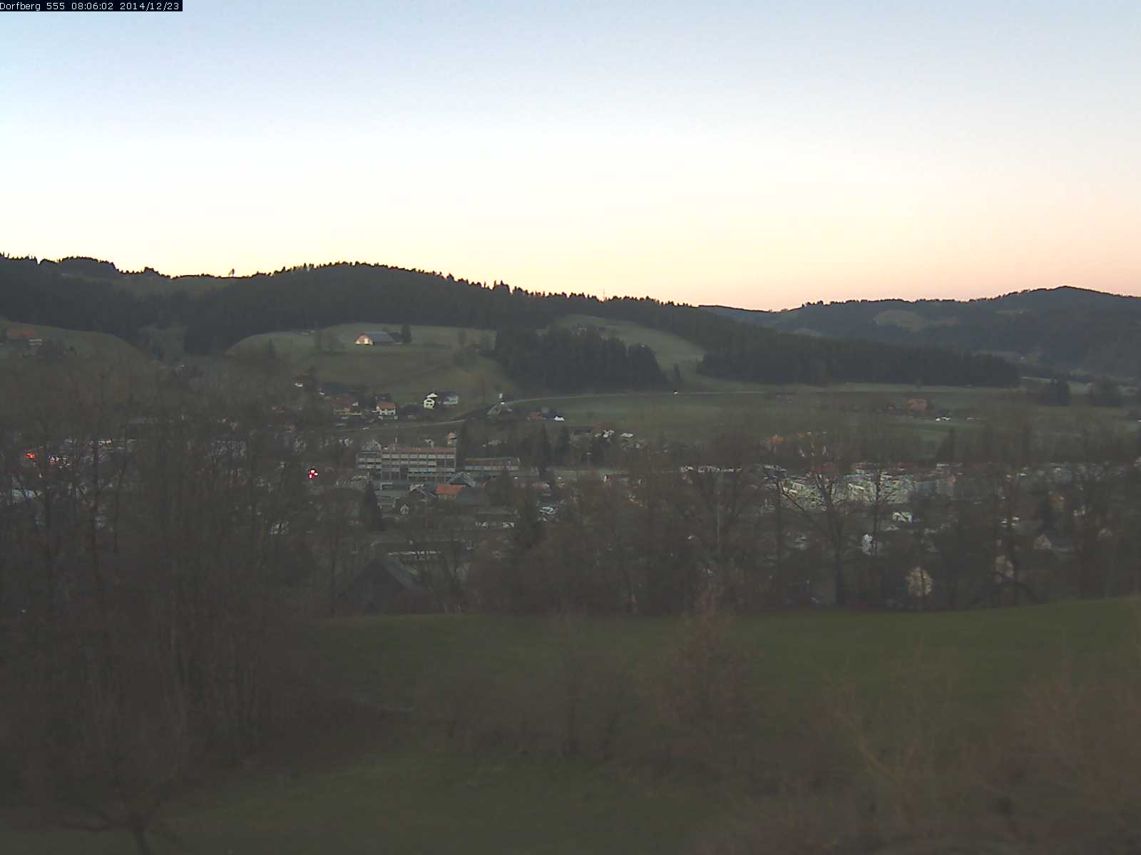Webcam-Bild: Aussicht vom Dorfberg in Langnau 20141223-080601