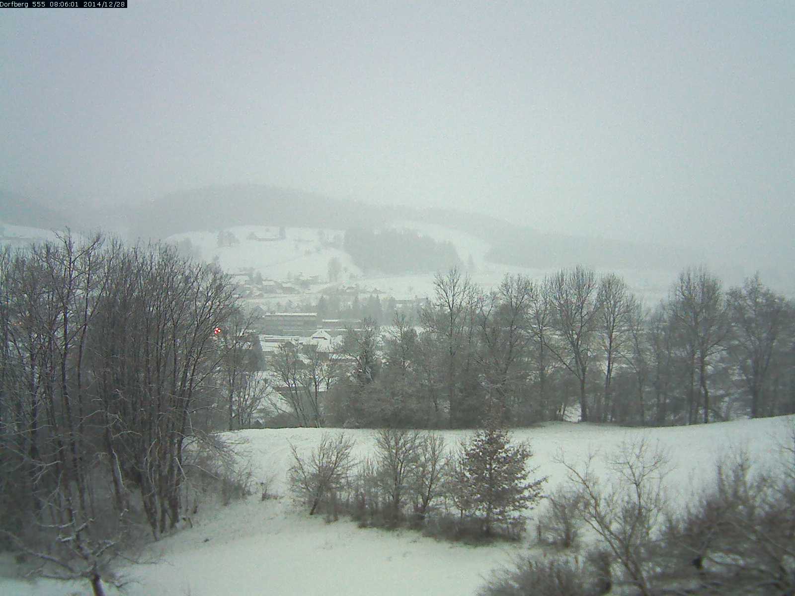 Webcam-Bild: Aussicht vom Dorfberg in Langnau 20141228-080601