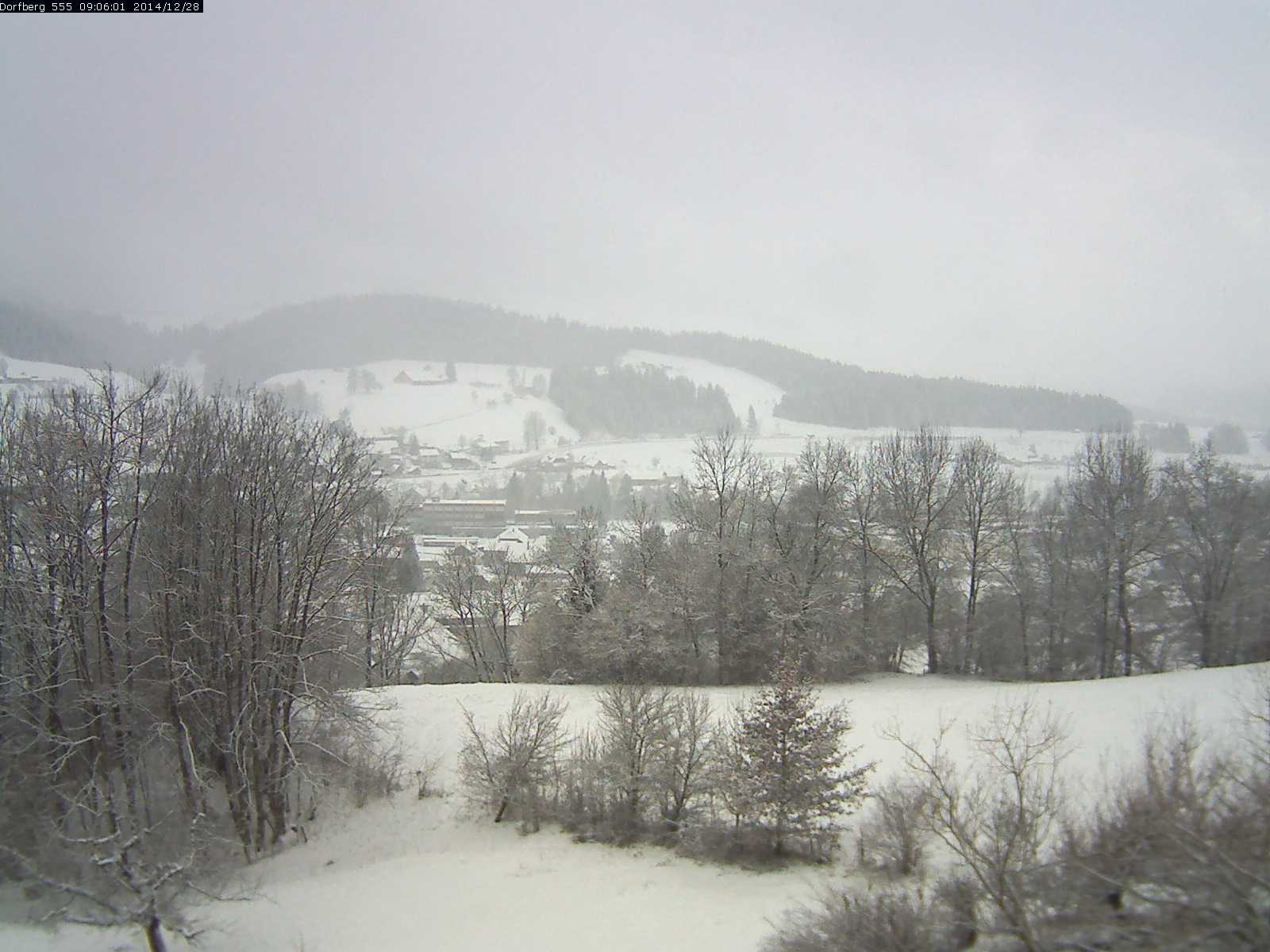 Webcam-Bild: Aussicht vom Dorfberg in Langnau 20141228-090601