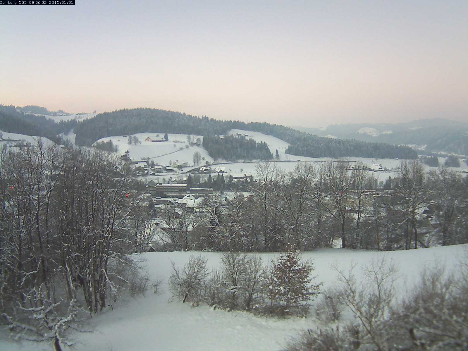 Webcam-Bild: Aussicht vom Dorfberg in Langnau 20150101-080601