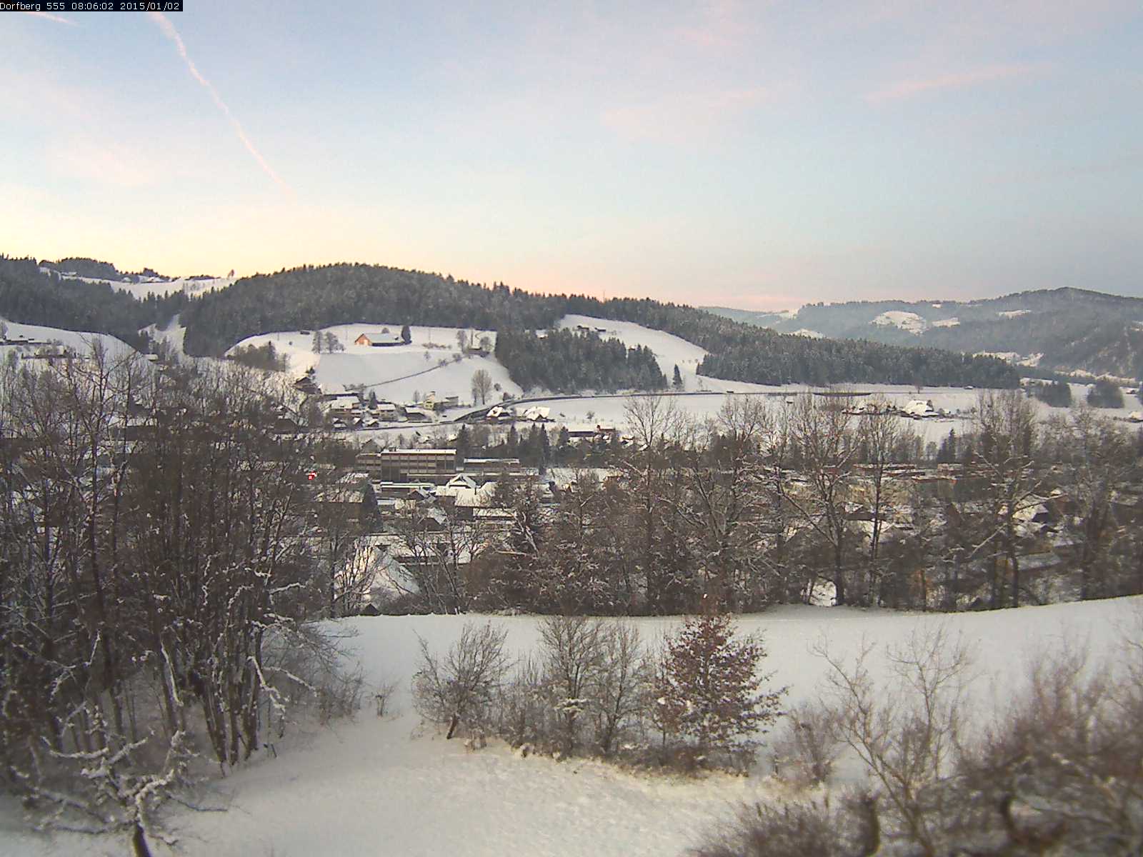 Webcam-Bild: Aussicht vom Dorfberg in Langnau 20150102-080601