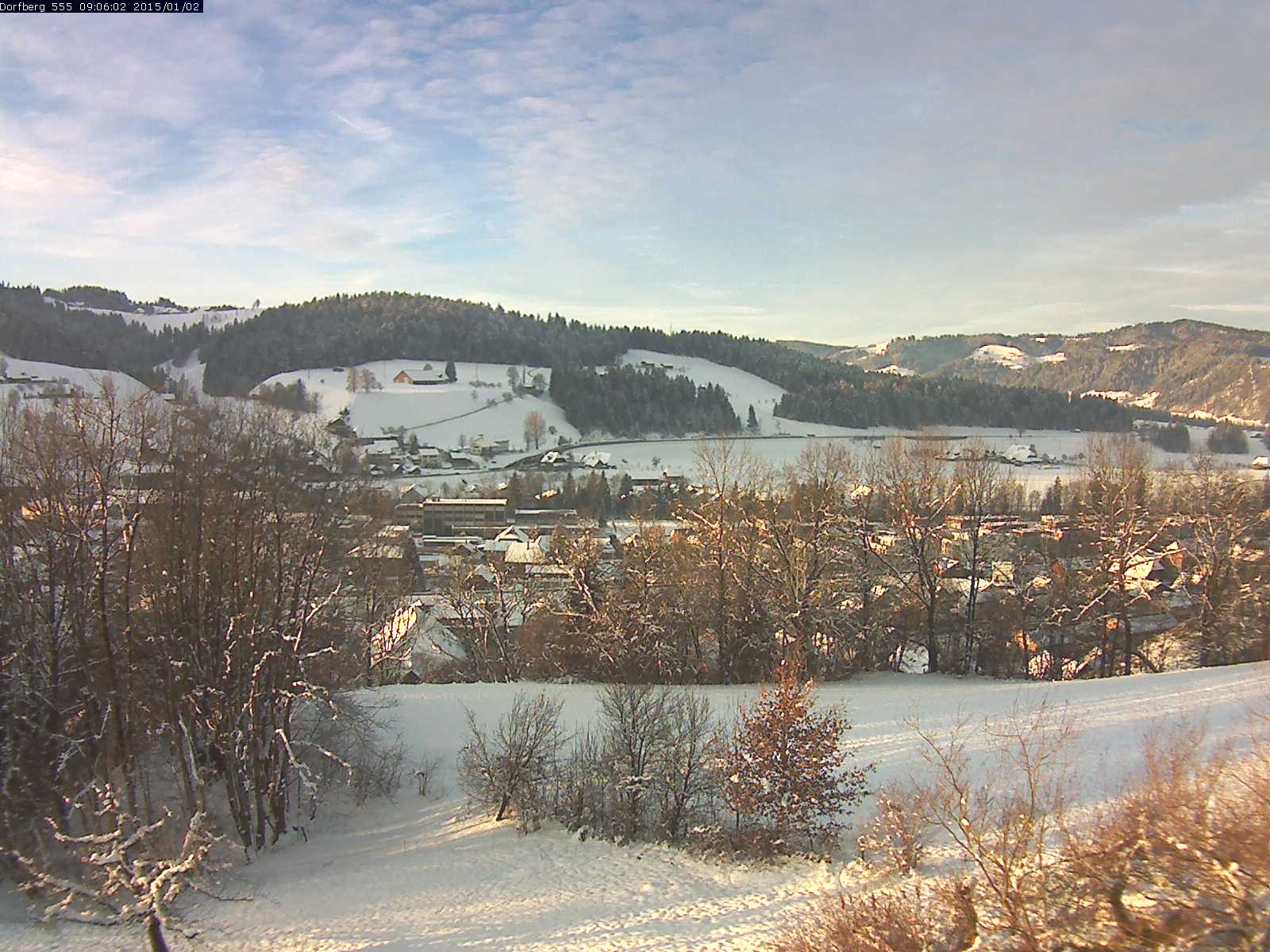 Webcam-Bild: Aussicht vom Dorfberg in Langnau 20150102-090601