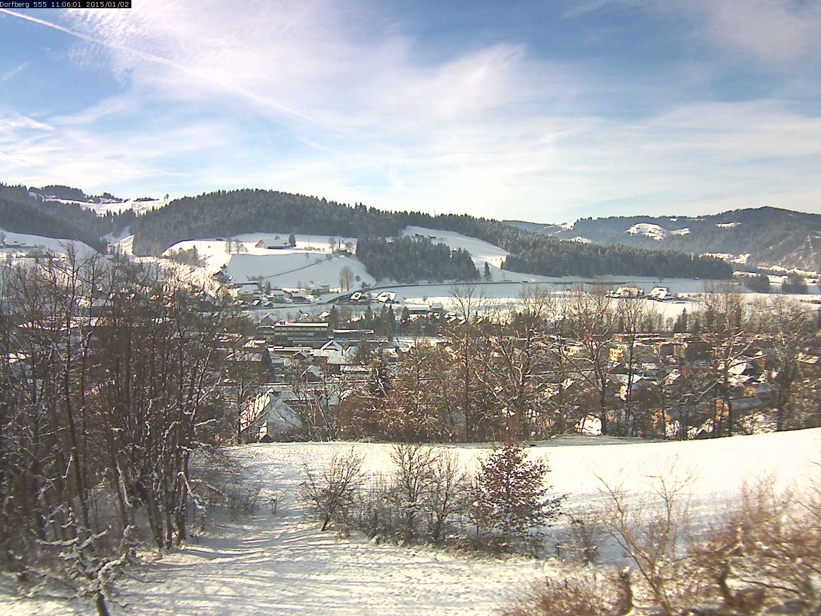 Webcam-Bild: Aussicht vom Dorfberg in Langnau 20150102-110601