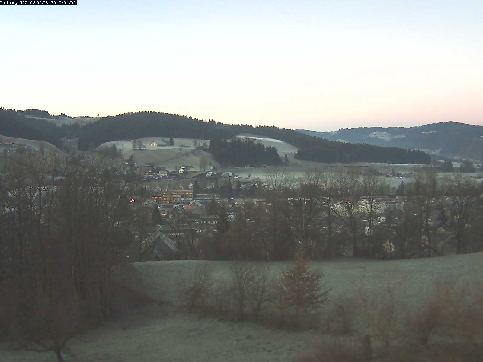 Webcam-Bild: Aussicht vom Dorfberg in Langnau 20150105-080601