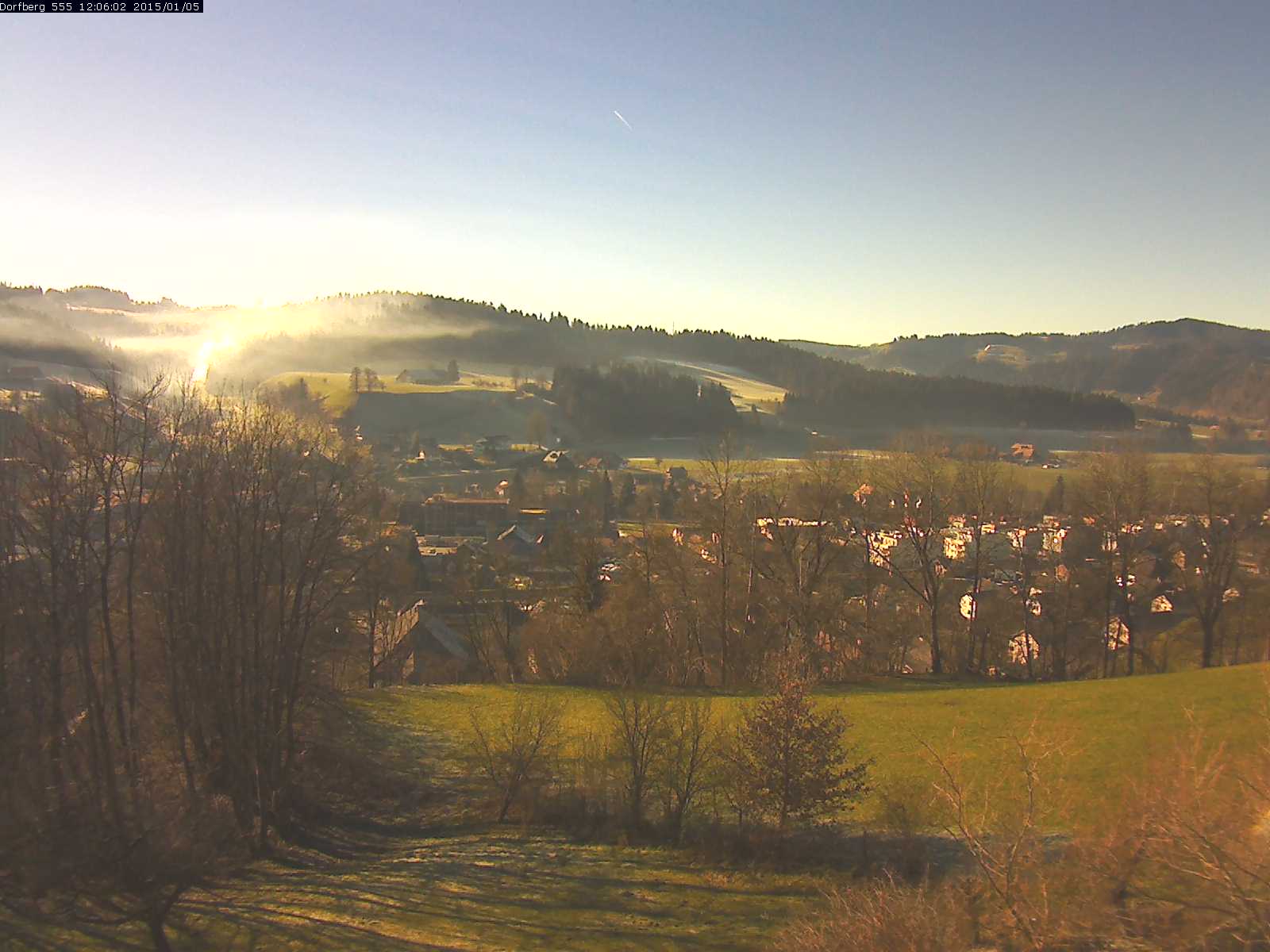 Webcam-Bild: Aussicht vom Dorfberg in Langnau 20150105-120601