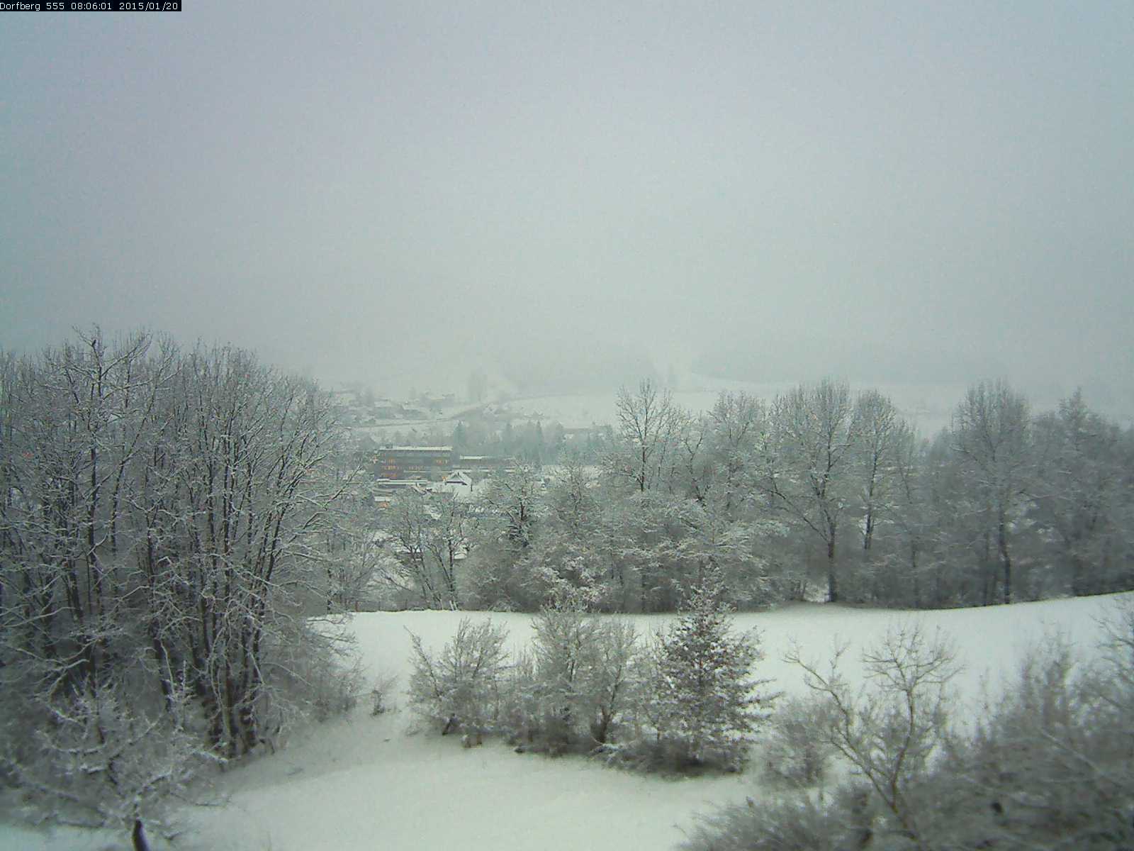 Webcam-Bild: Aussicht vom Dorfberg in Langnau 20150120-080601