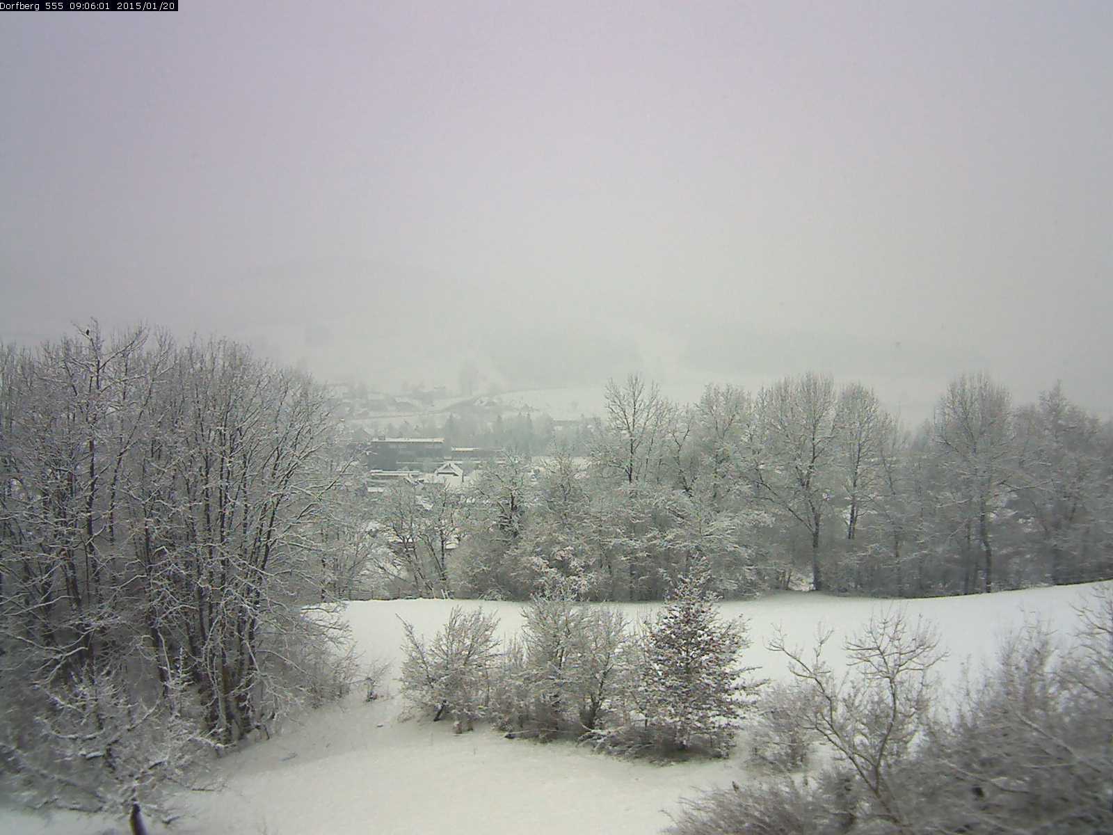 Webcam-Bild: Aussicht vom Dorfberg in Langnau 20150120-090601