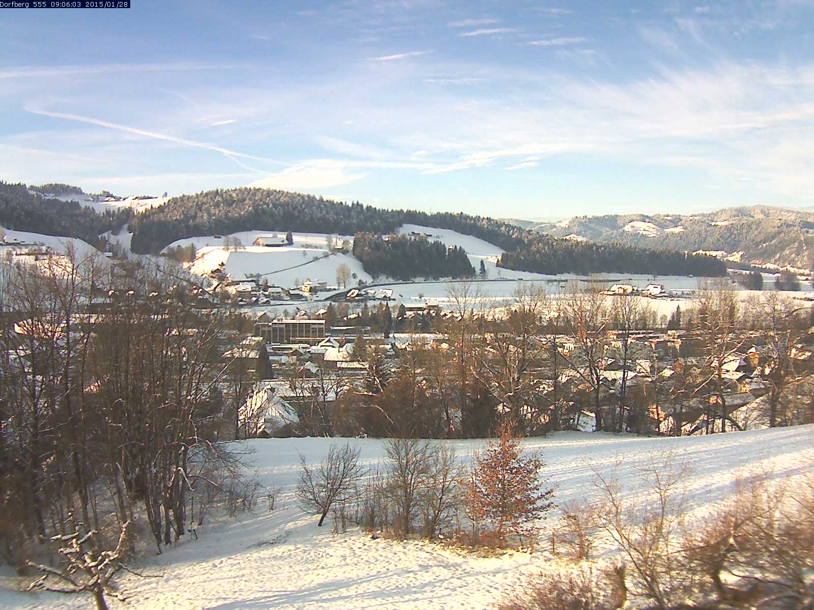 Webcam-Bild: Aussicht vom Dorfberg in Langnau 20150128-090602