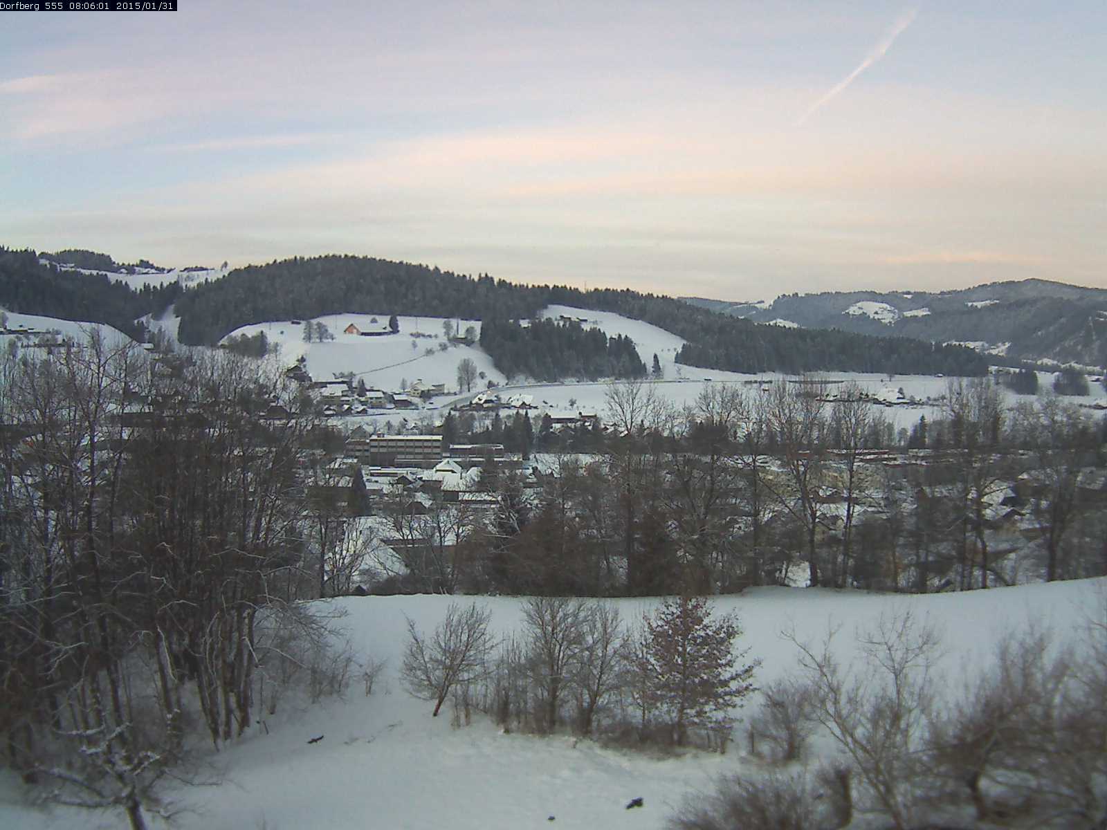 Webcam-Bild: Aussicht vom Dorfberg in Langnau 20150131-080601