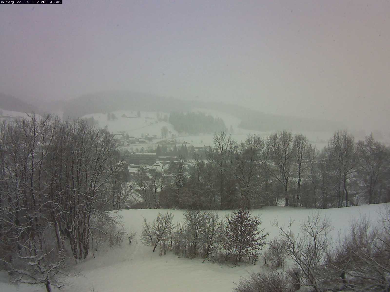 Webcam-Bild: Aussicht vom Dorfberg in Langnau 20150201-140601