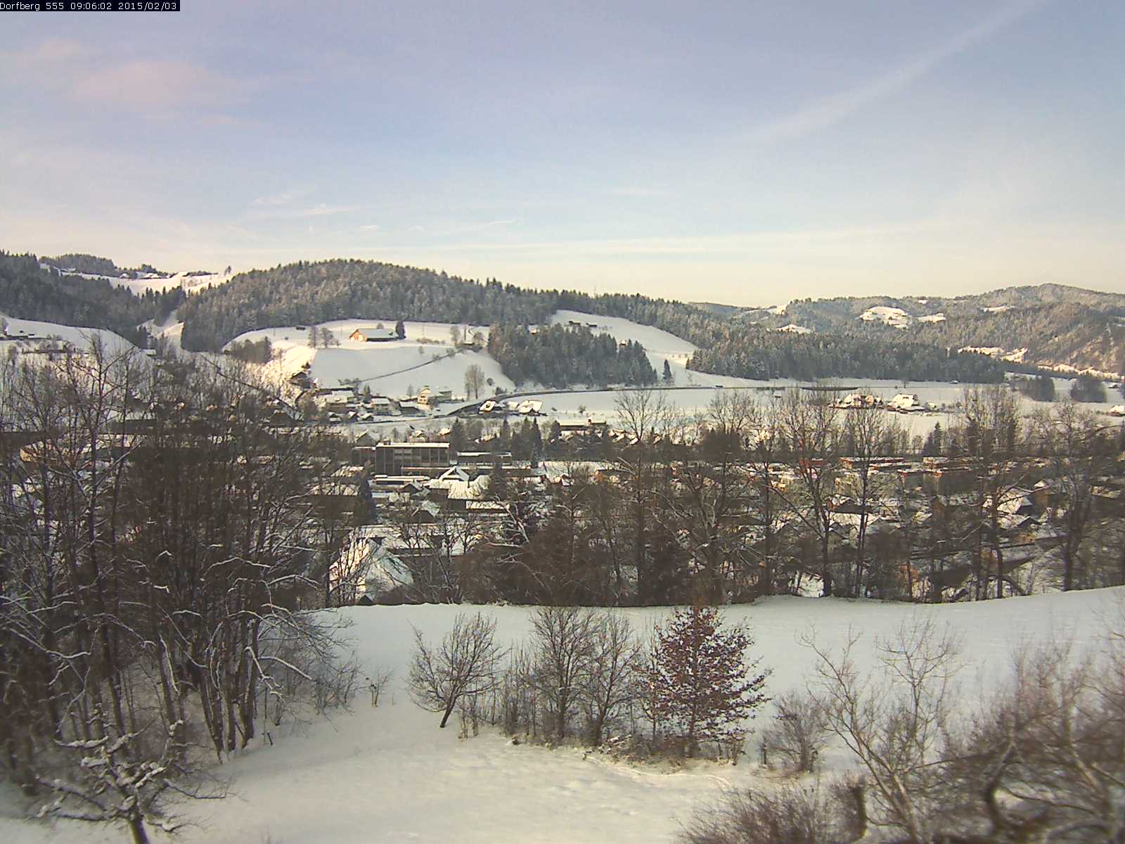 Webcam-Bild: Aussicht vom Dorfberg in Langnau 20150203-090601