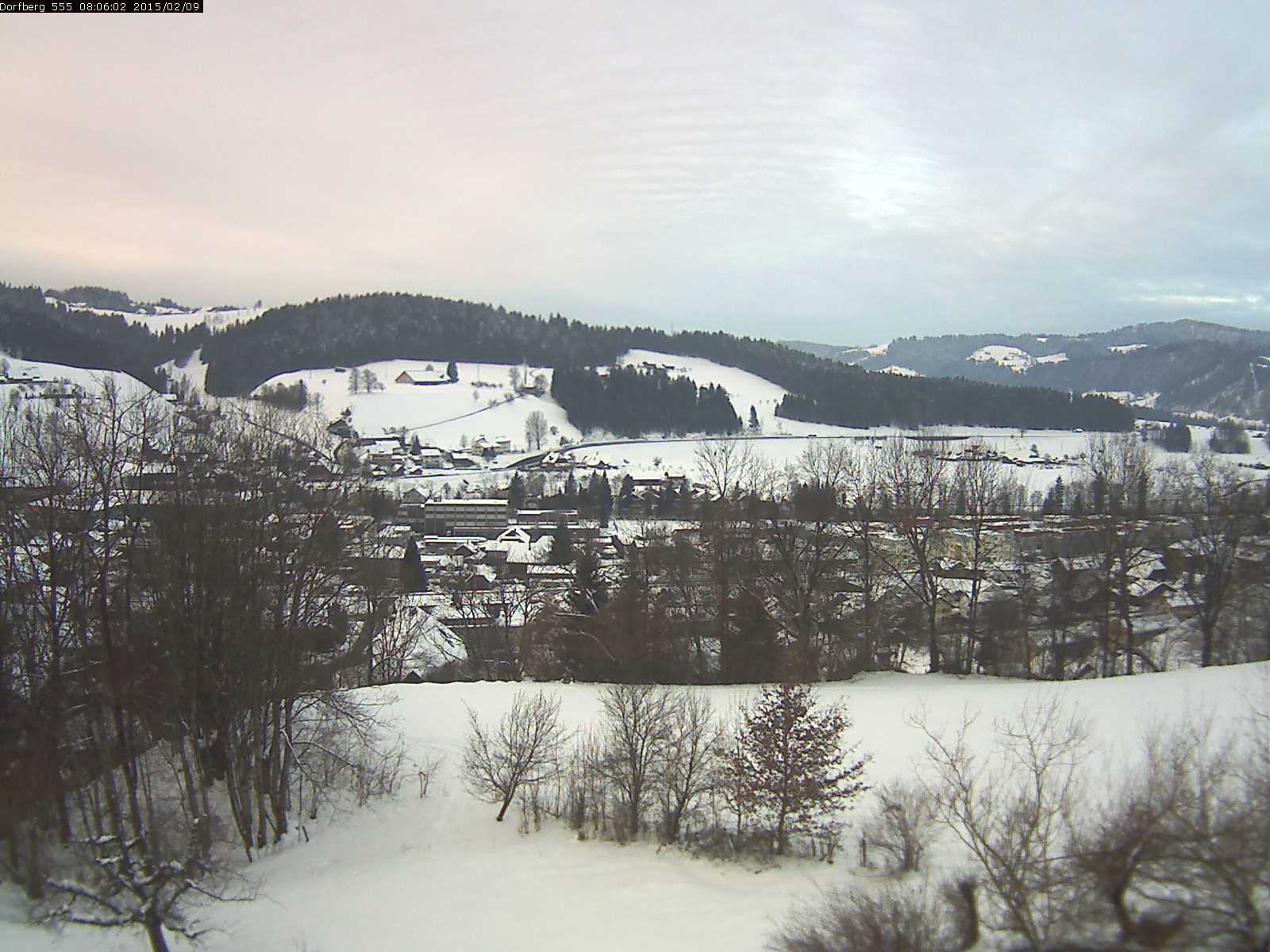 Webcam-Bild: Aussicht vom Dorfberg in Langnau 20150209-080602