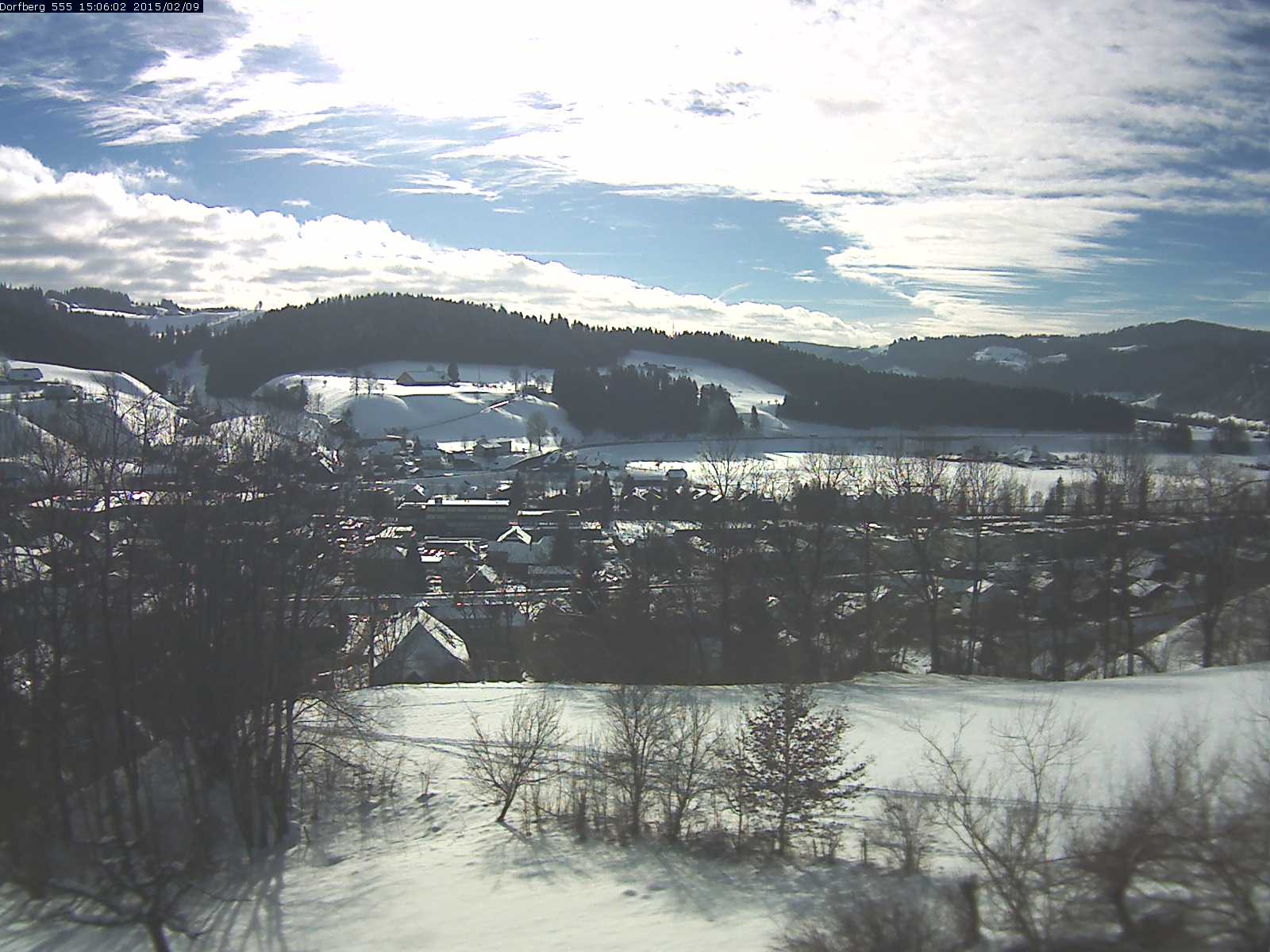 Webcam-Bild: Aussicht vom Dorfberg in Langnau 20150209-150601