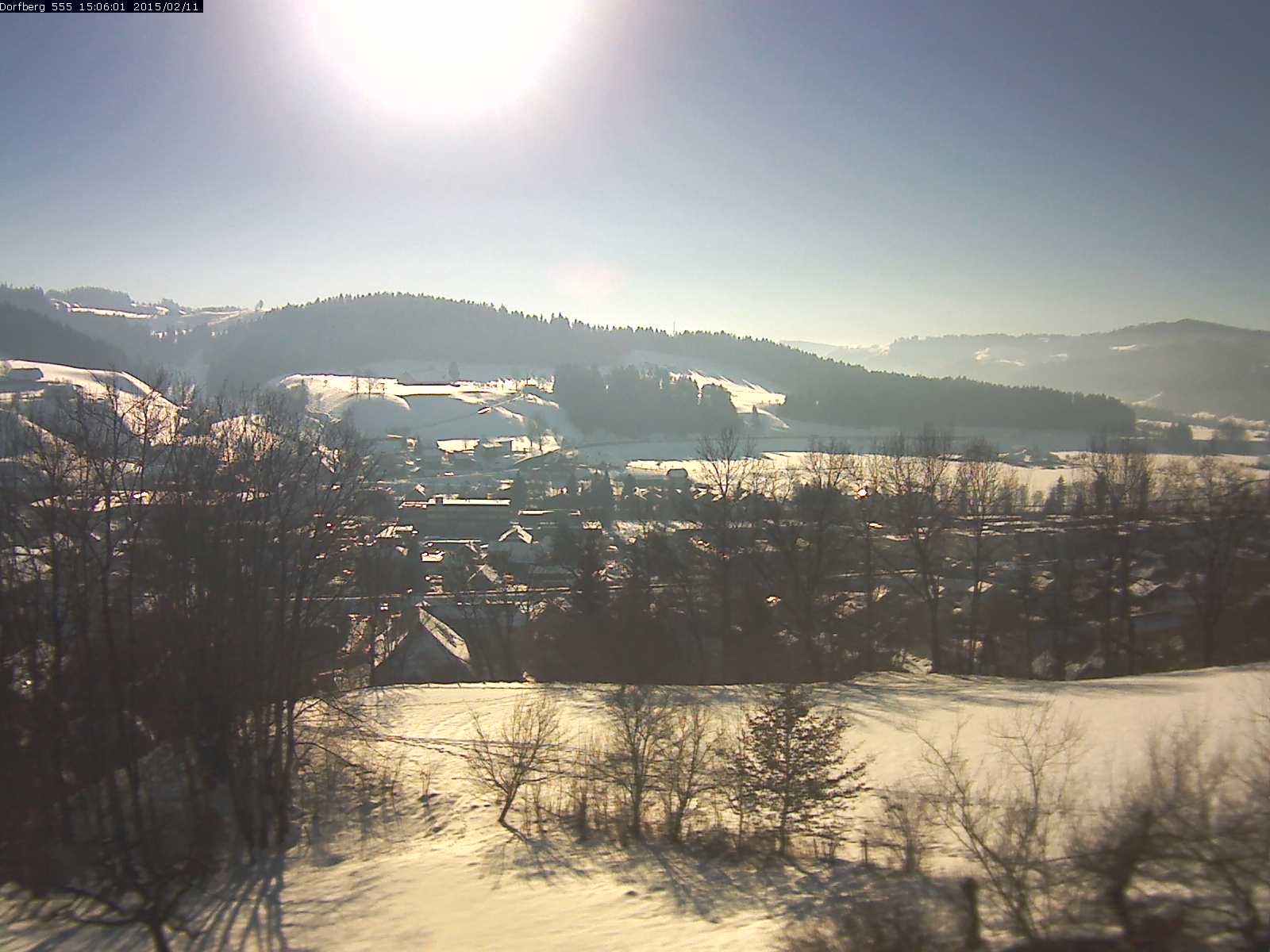Webcam-Bild: Aussicht vom Dorfberg in Langnau 20150211-150601