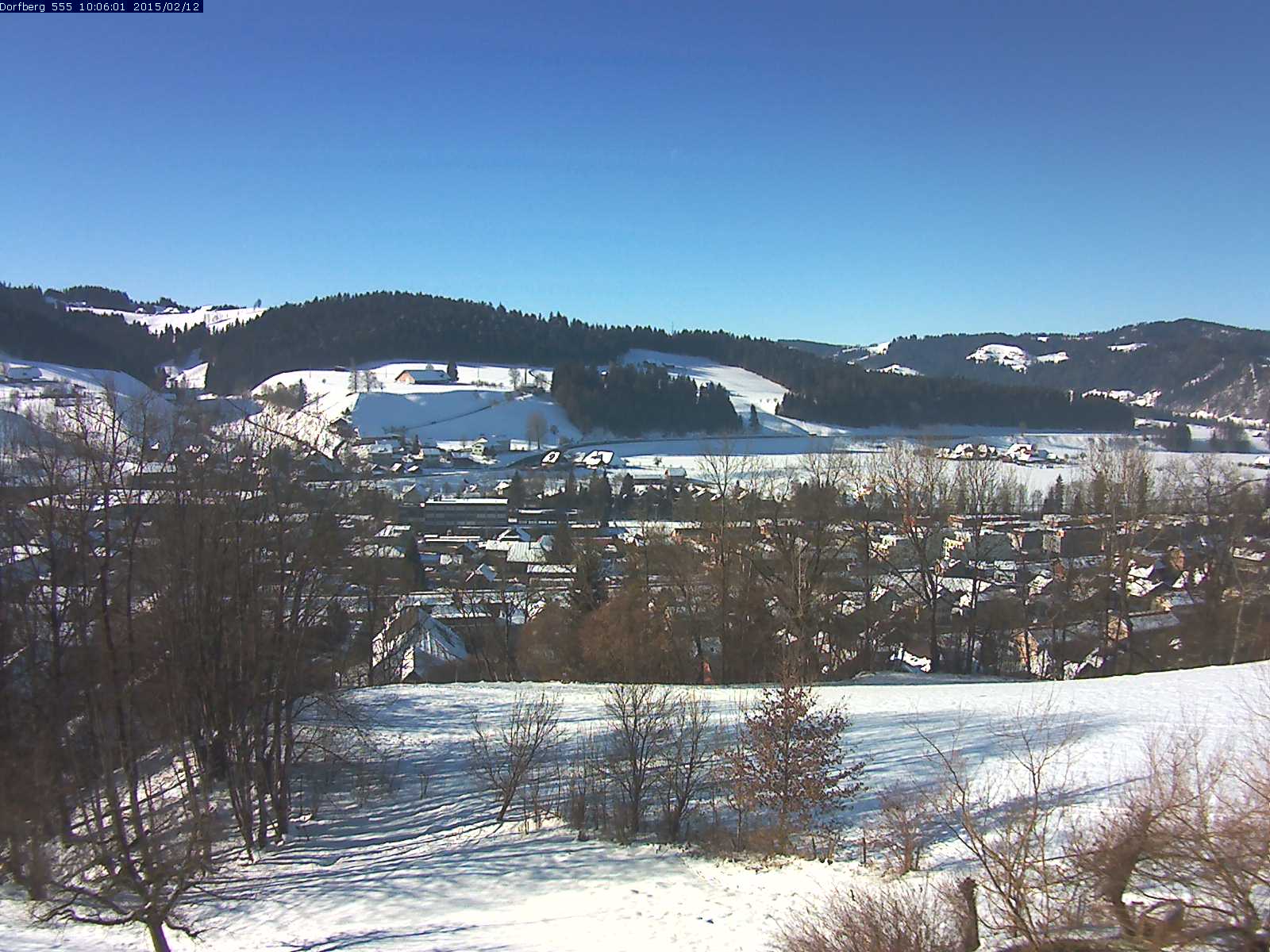 Webcam-Bild: Aussicht vom Dorfberg in Langnau 20150212-100601