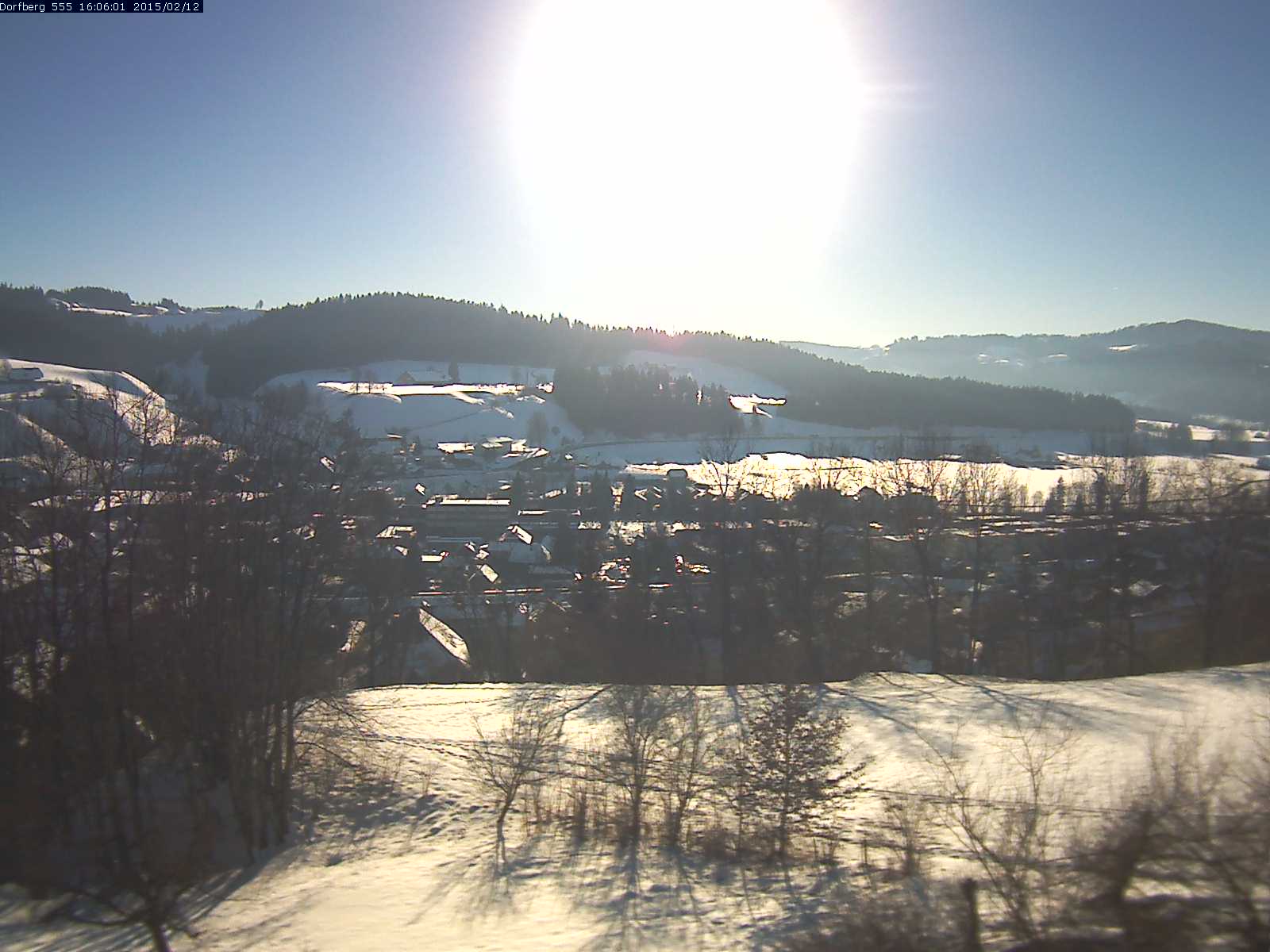 Webcam-Bild: Aussicht vom Dorfberg in Langnau 20150212-160601