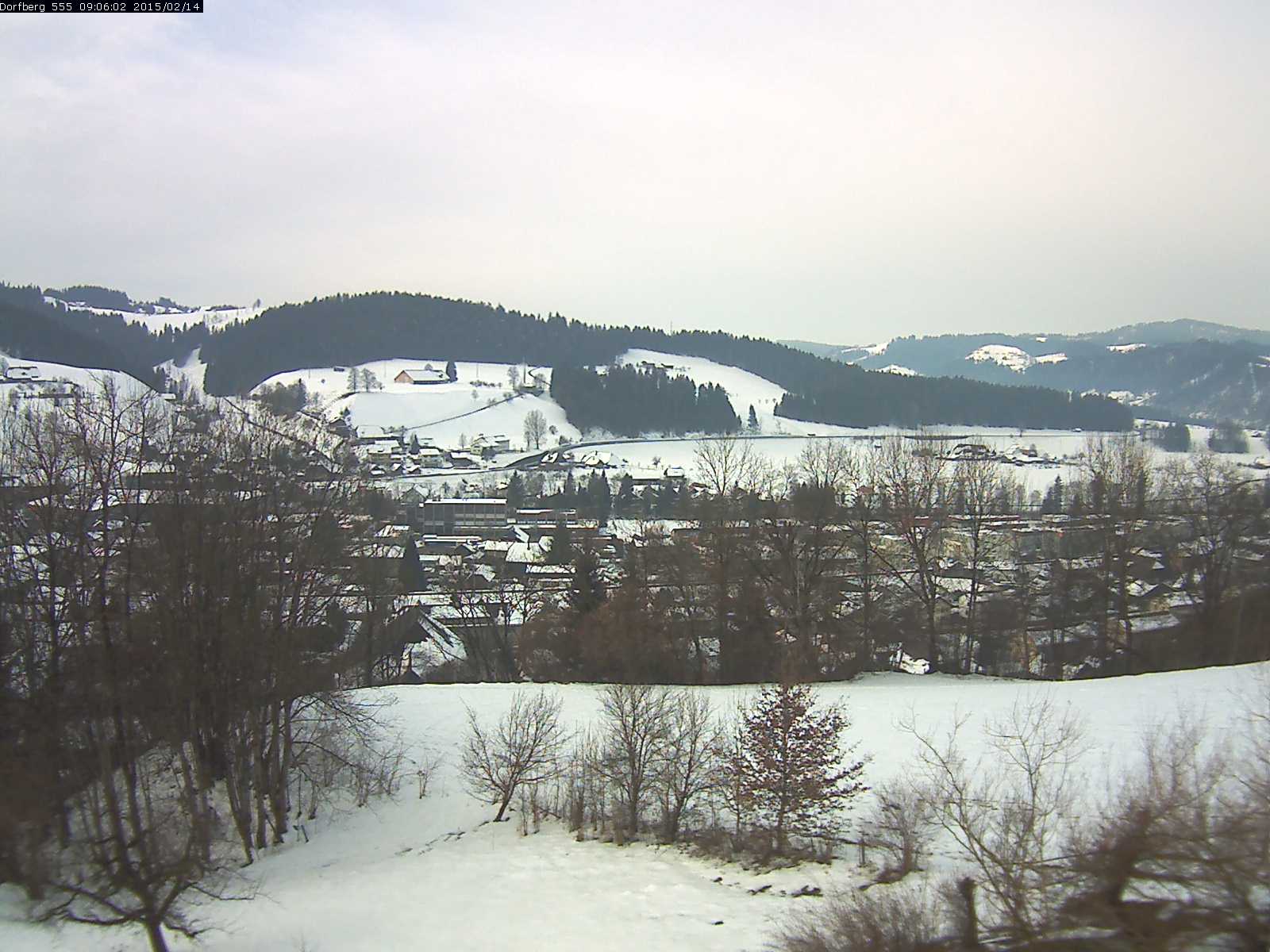 Webcam-Bild: Aussicht vom Dorfberg in Langnau 20150214-090601