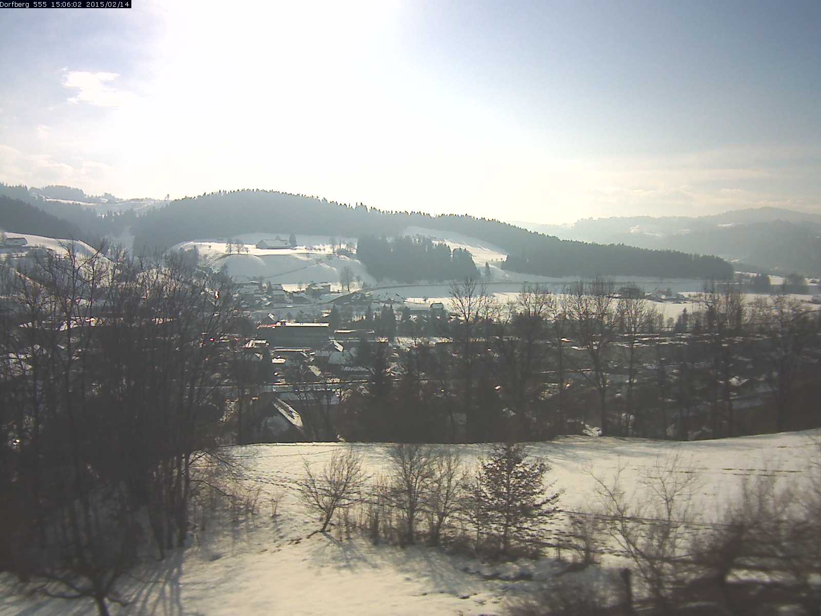 Webcam-Bild: Aussicht vom Dorfberg in Langnau 20150214-150601