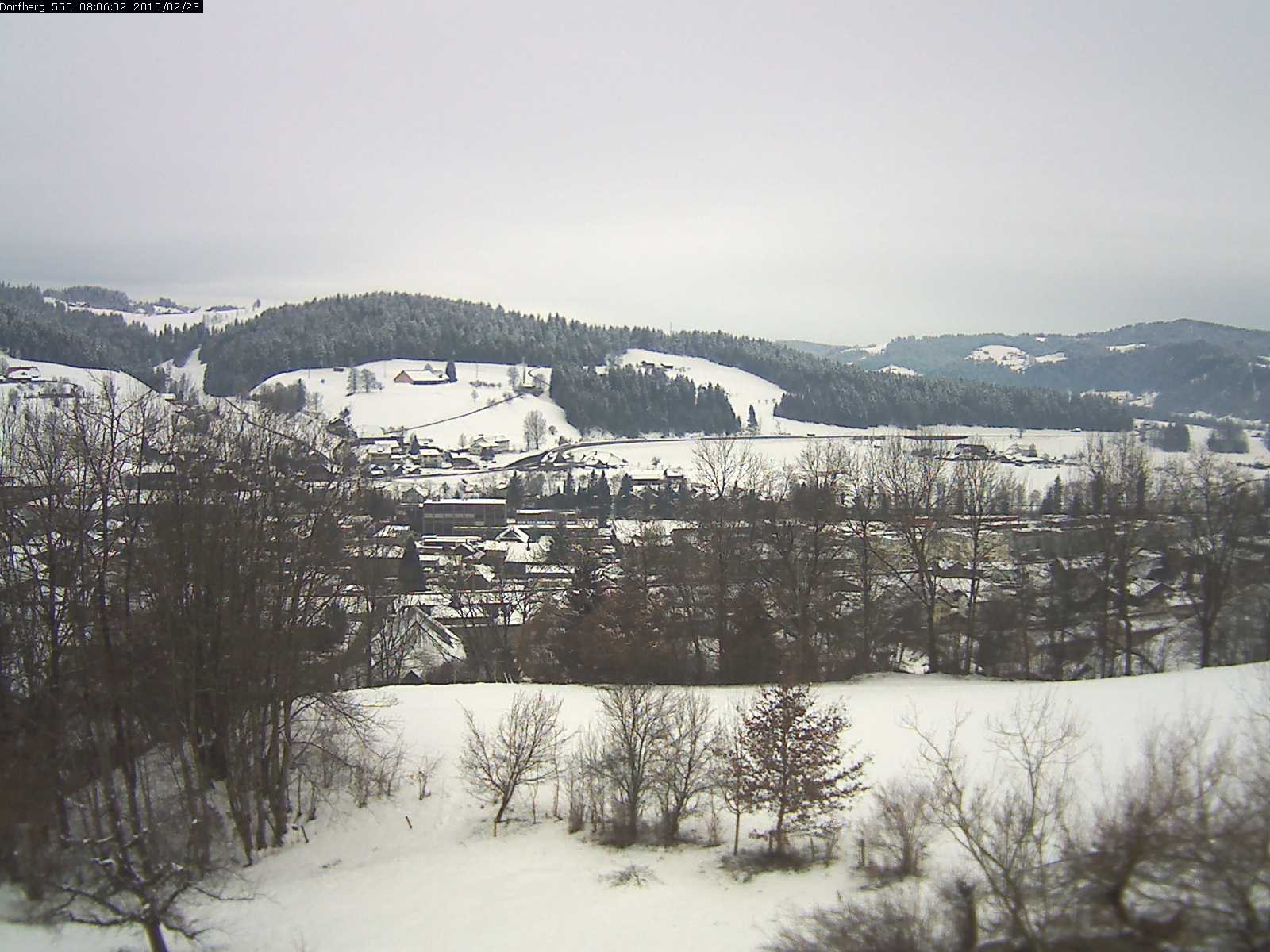 Webcam-Bild: Aussicht vom Dorfberg in Langnau 20150223-080601