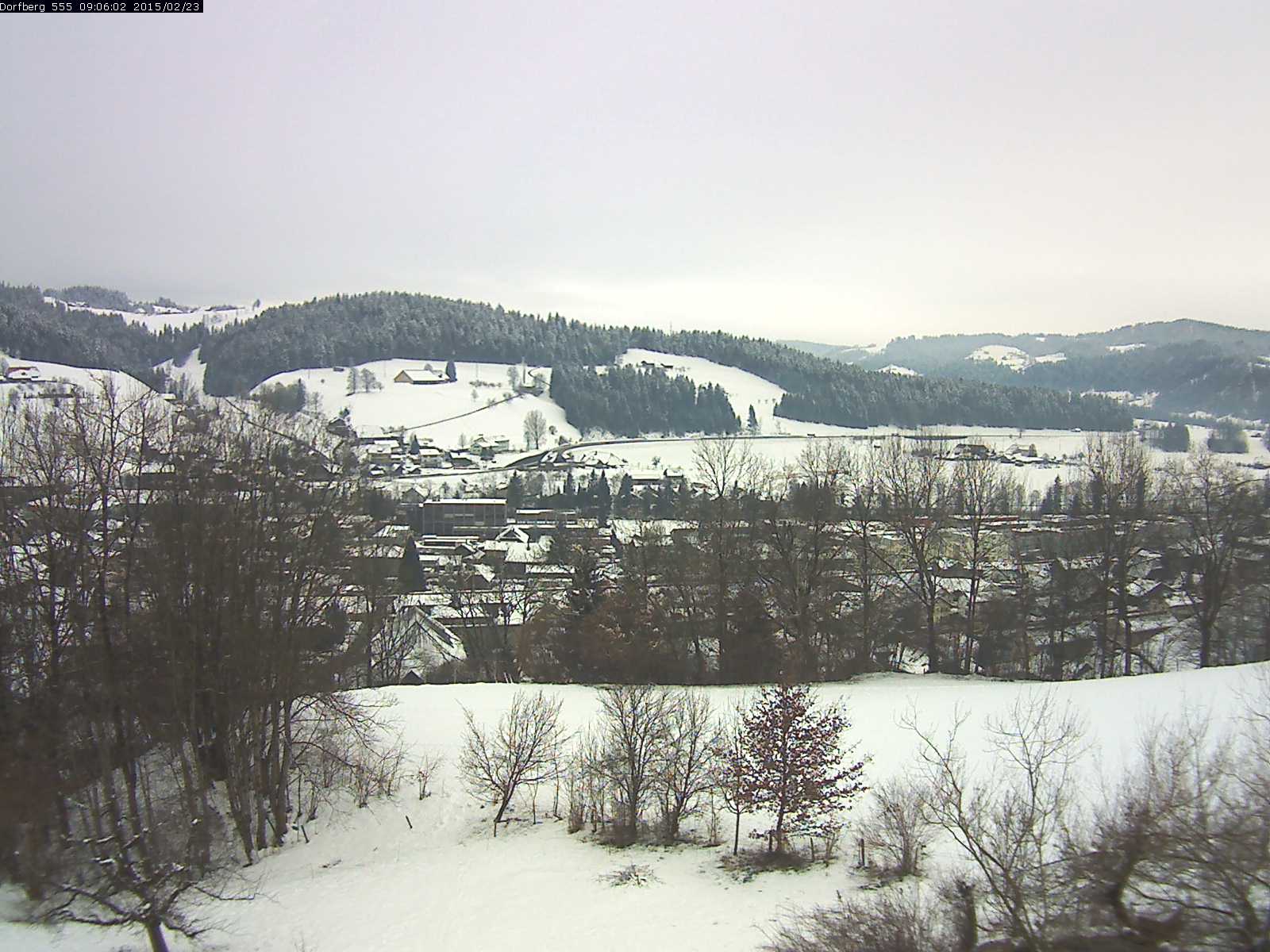 Webcam-Bild: Aussicht vom Dorfberg in Langnau 20150223-090601