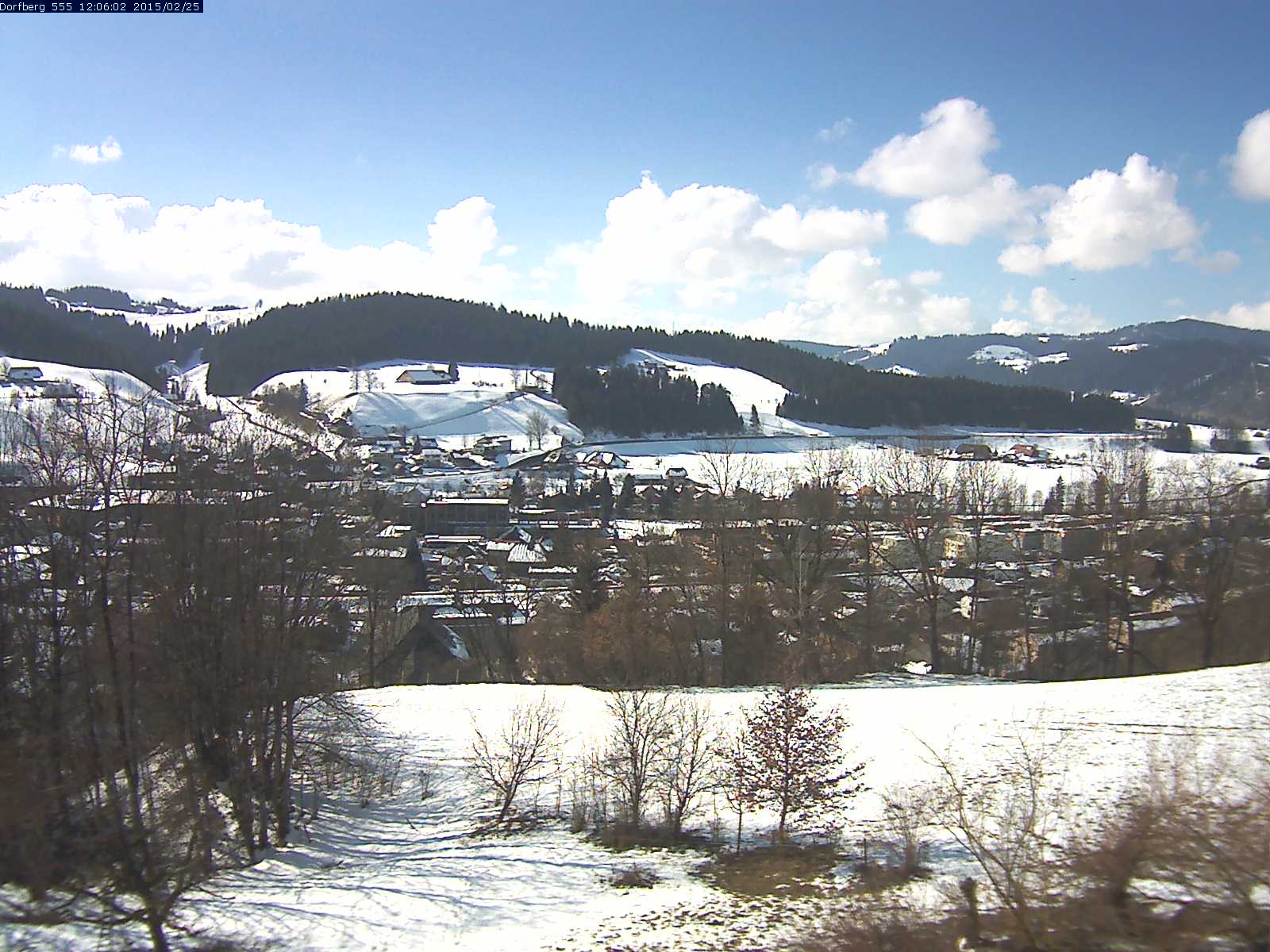 Webcam-Bild: Aussicht vom Dorfberg in Langnau 20150225-120601
