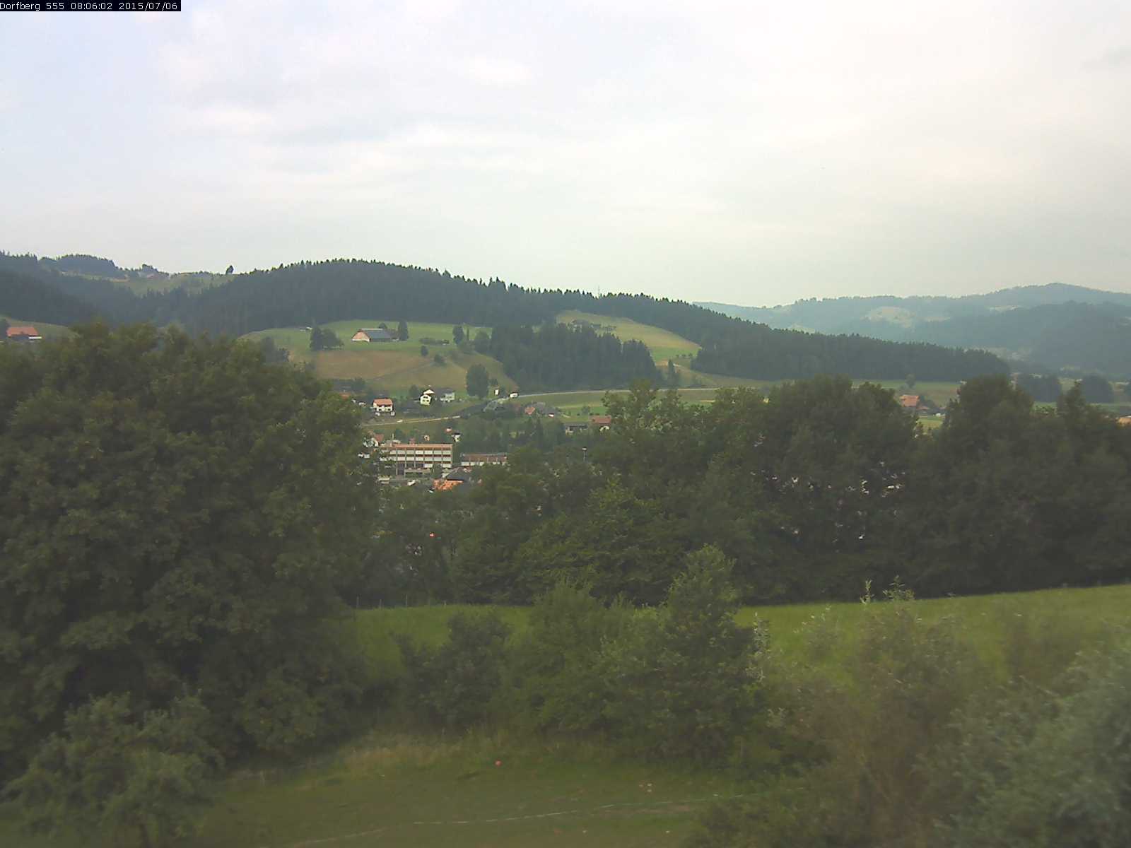Webcam-Bild: Aussicht vom Dorfberg in Langnau 20150706-080601
