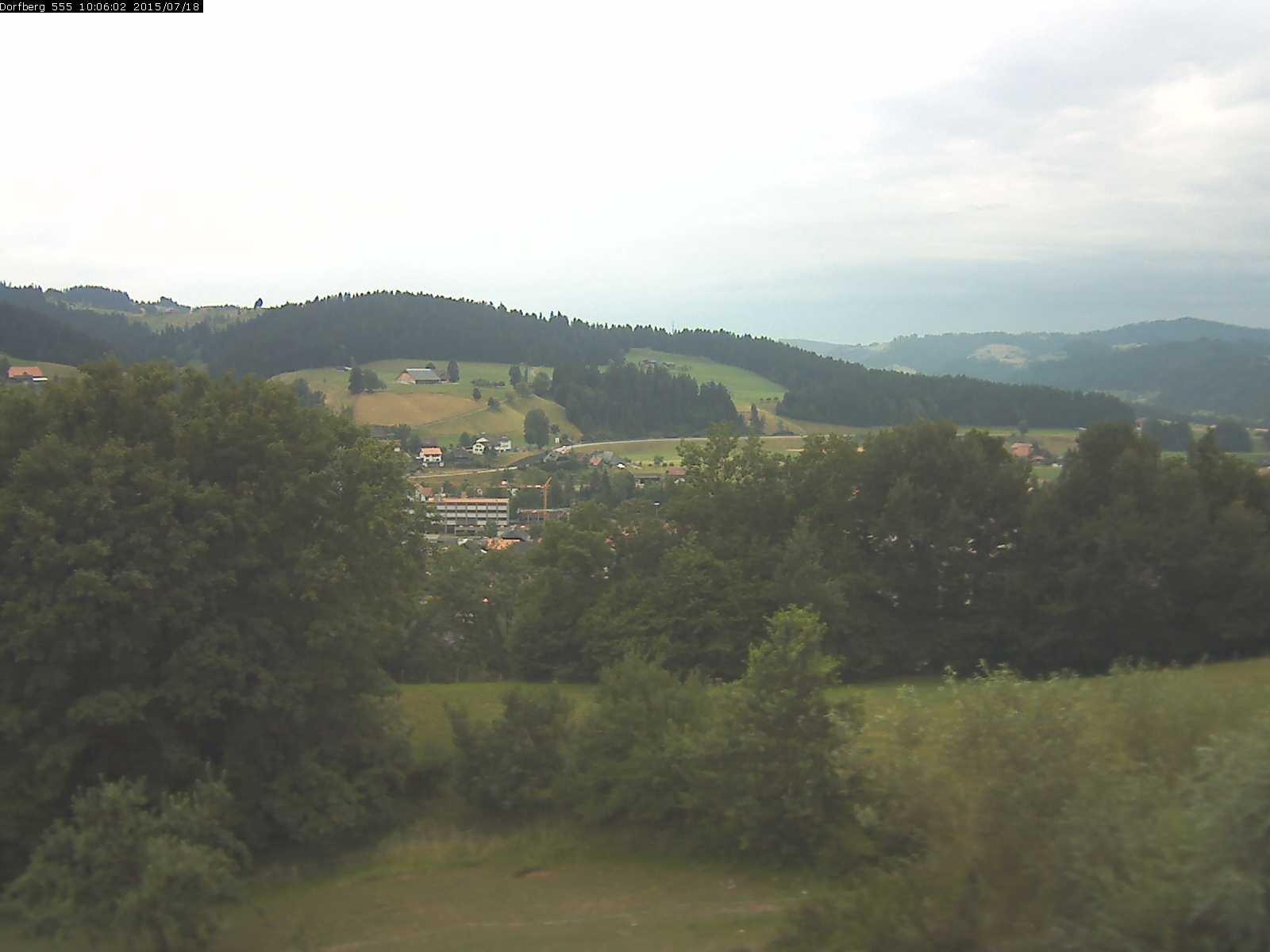 Webcam-Bild: Aussicht vom Dorfberg in Langnau 20150718-100601