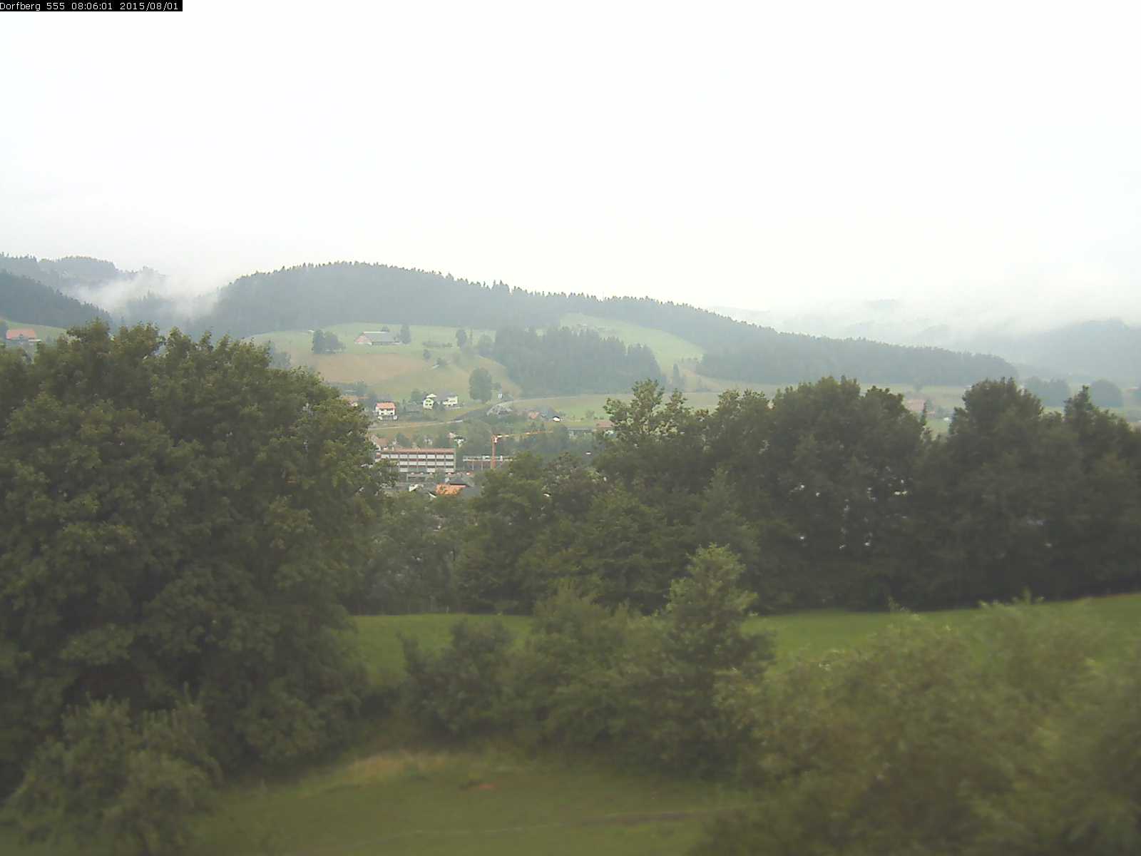 Webcam-Bild: Aussicht vom Dorfberg in Langnau 20150801-080601