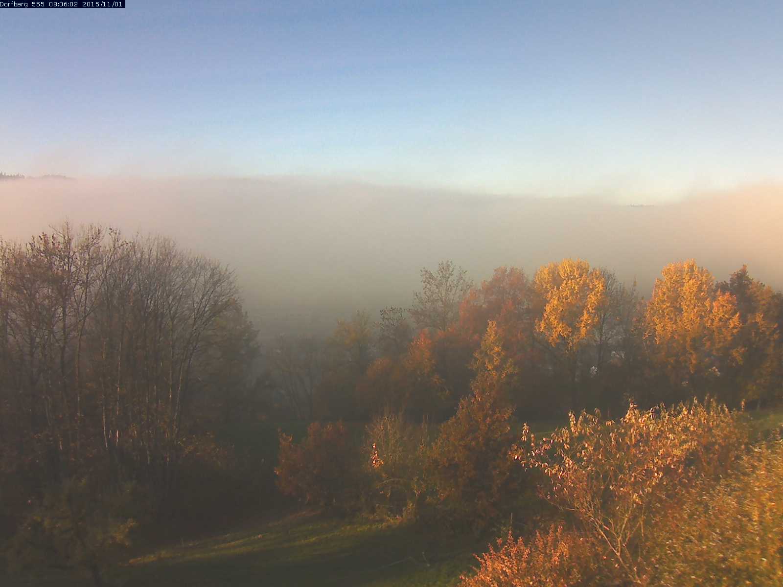 Webcam-Bild: Aussicht vom Dorfberg in Langnau 20151101-080601