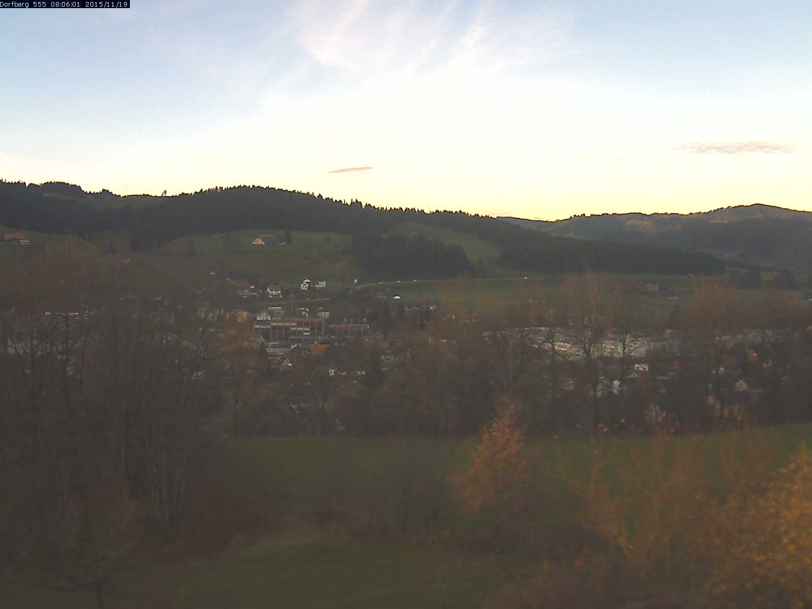 Webcam-Bild: Aussicht vom Dorfberg in Langnau 20151119-080601