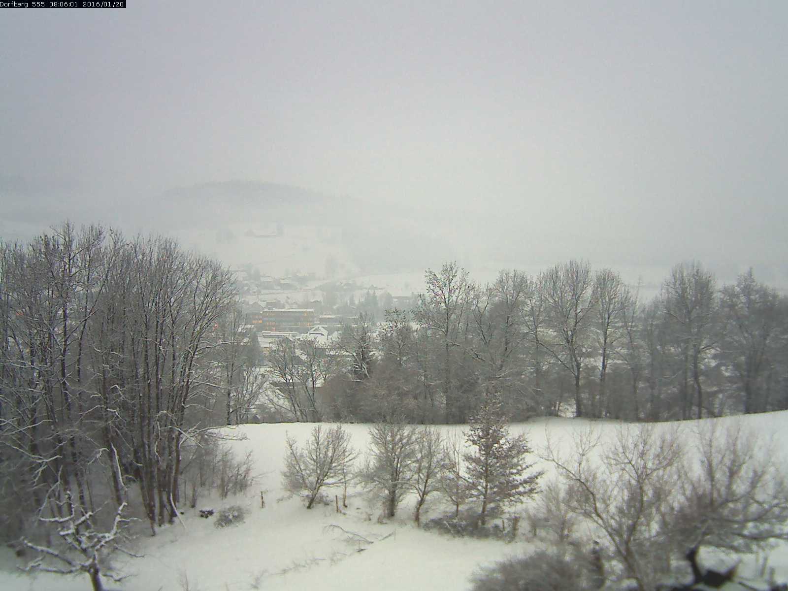 Webcam-Bild: Aussicht vom Dorfberg in Langnau 20160120-080601