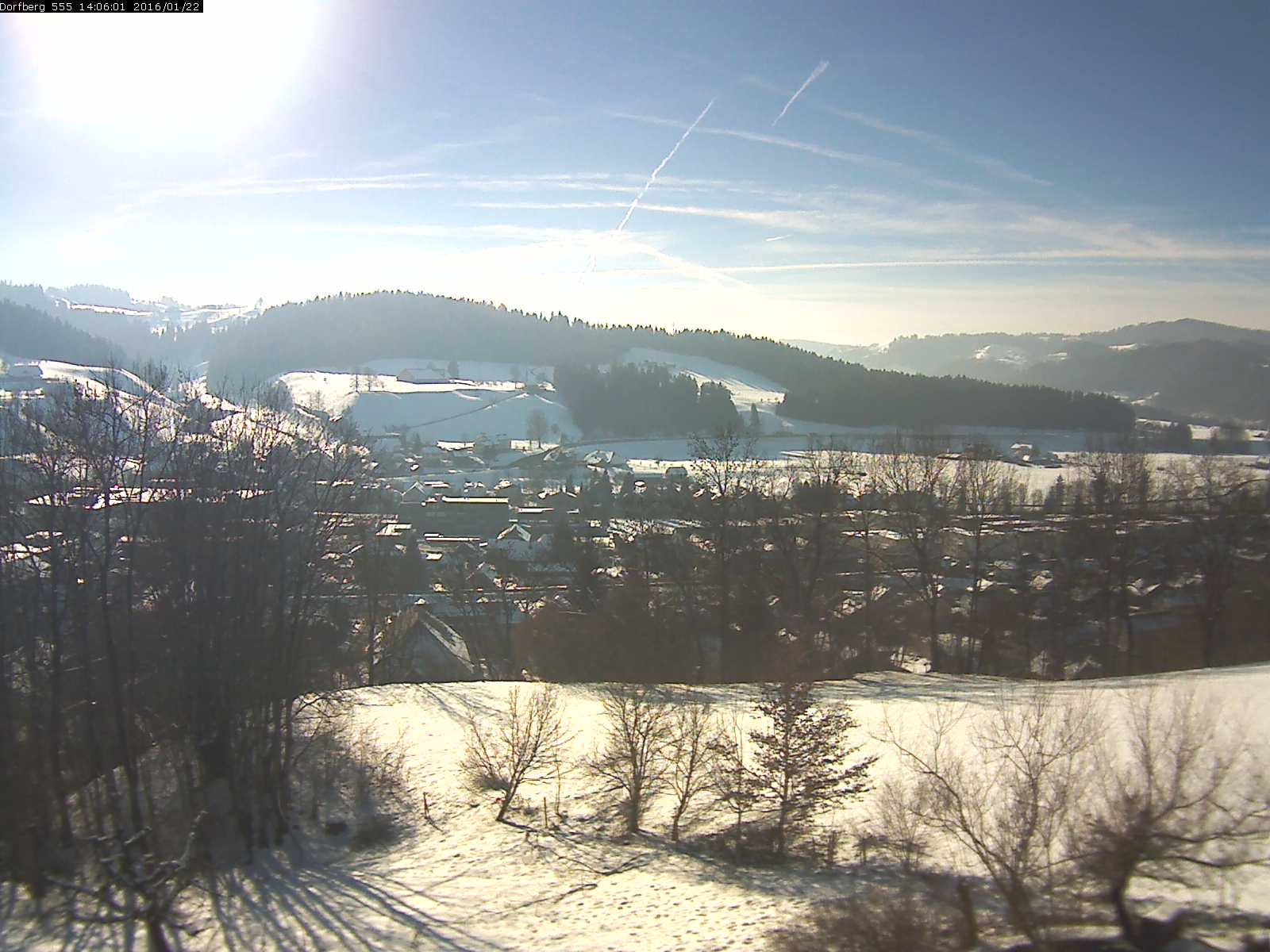 Webcam-Bild: Aussicht vom Dorfberg in Langnau 20160122-140601