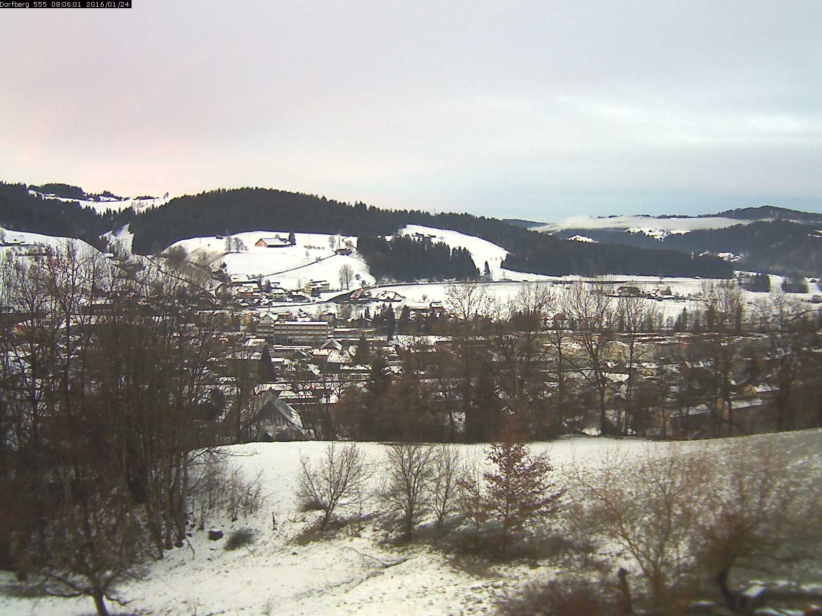 Webcam-Bild: Aussicht vom Dorfberg in Langnau 20160124-080601